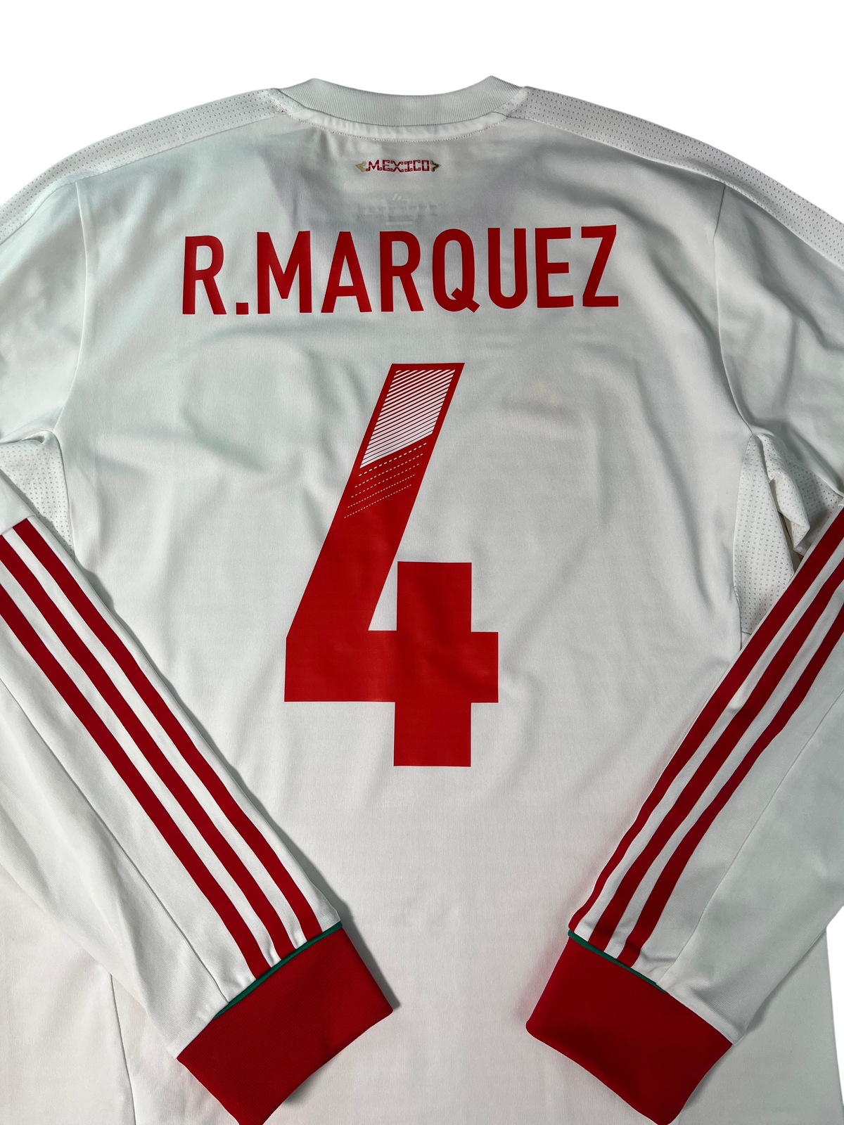 Jersey México Visita 2013 2014 Versión Jugador *Formotion* Manga Larga Rafael Márquez (L)