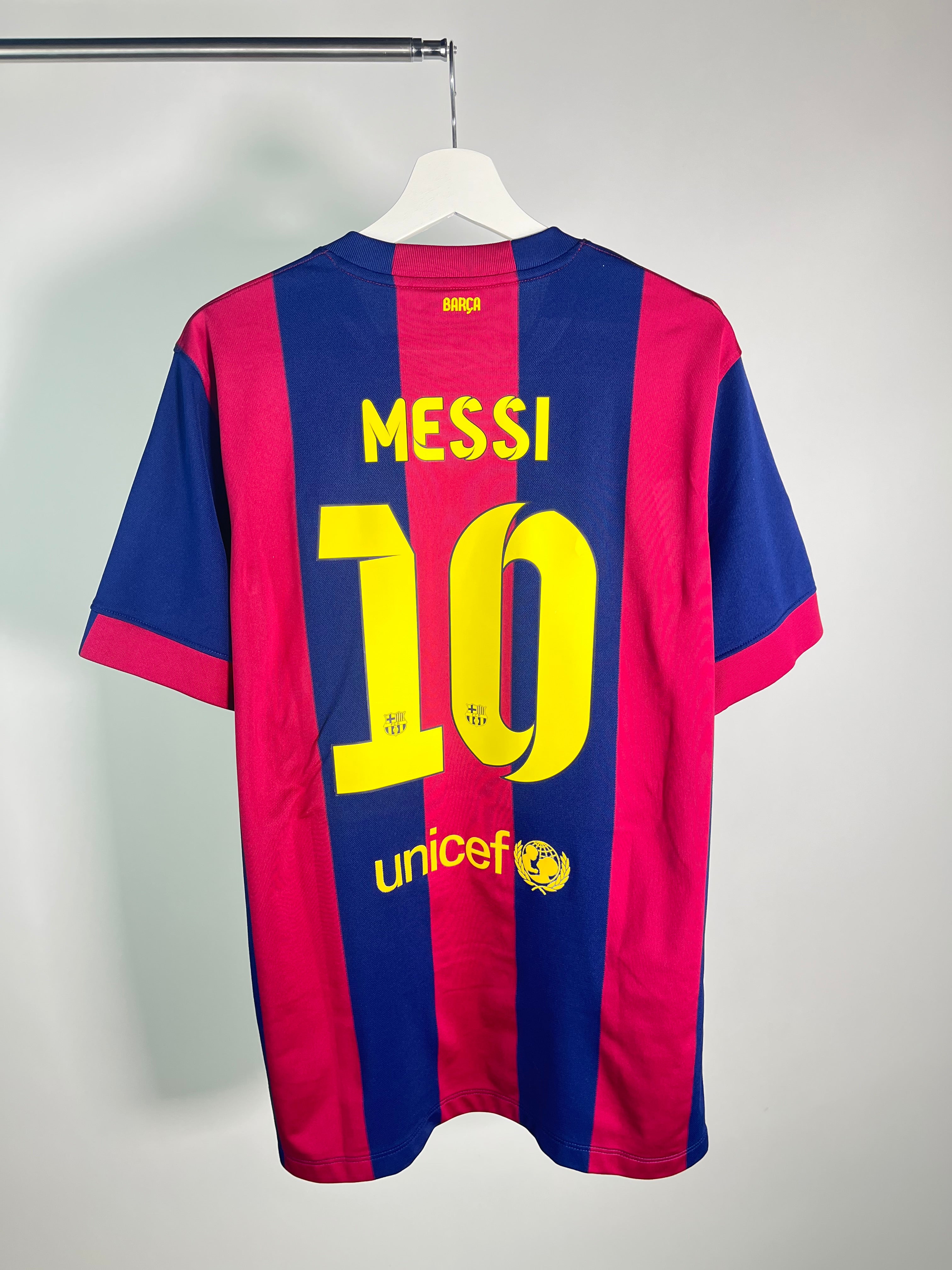 Jersey Barcelona Local 2014 2015 Lionel Messi (L)