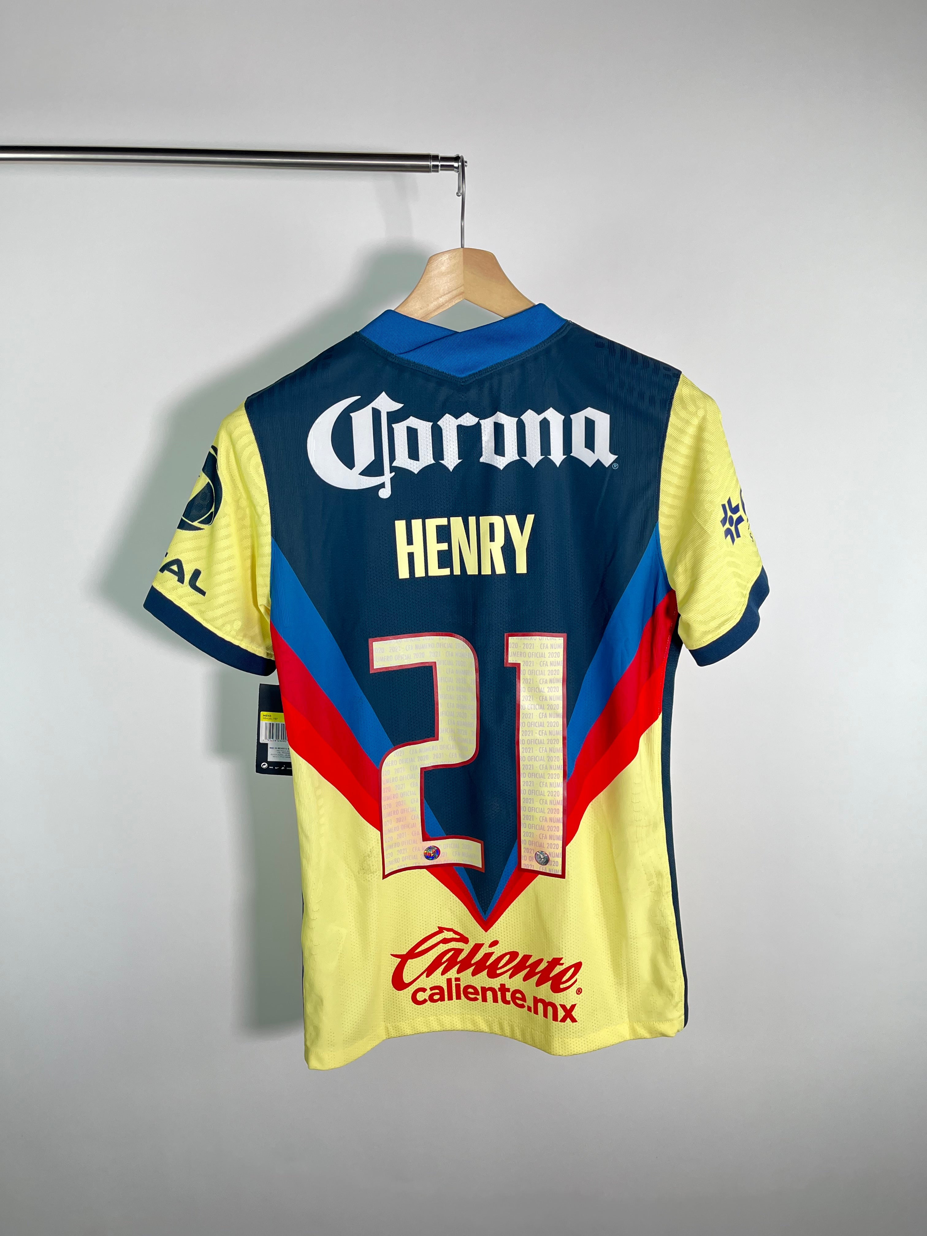 Jersey Club América Local 2020 2021 Versión Jugador *C/Etiquetas* Henry Martín (S)