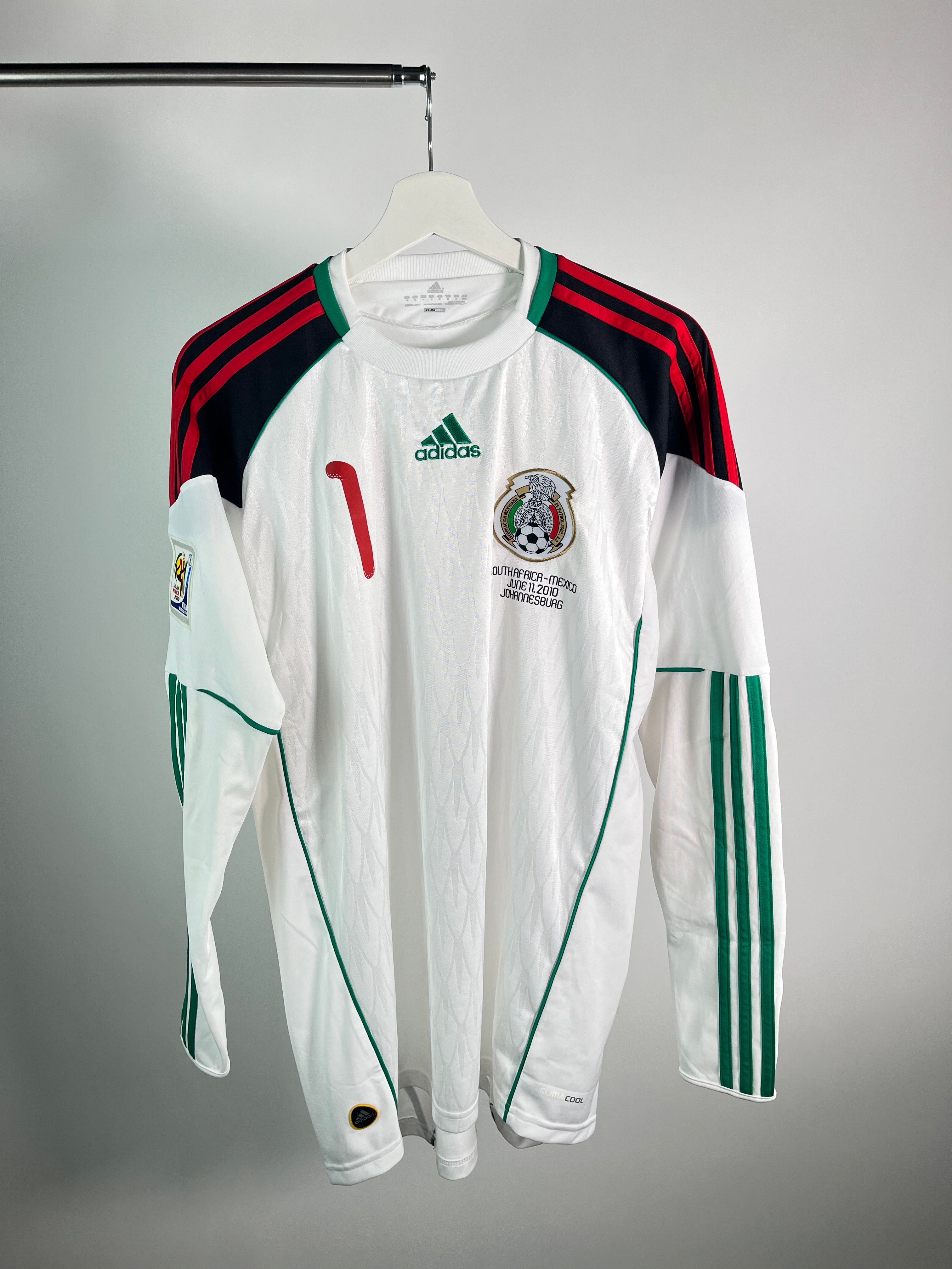 Jersey México Portero 2010 2011 *Match Detail vs Sudáfrica* Oscar Pérez (M)