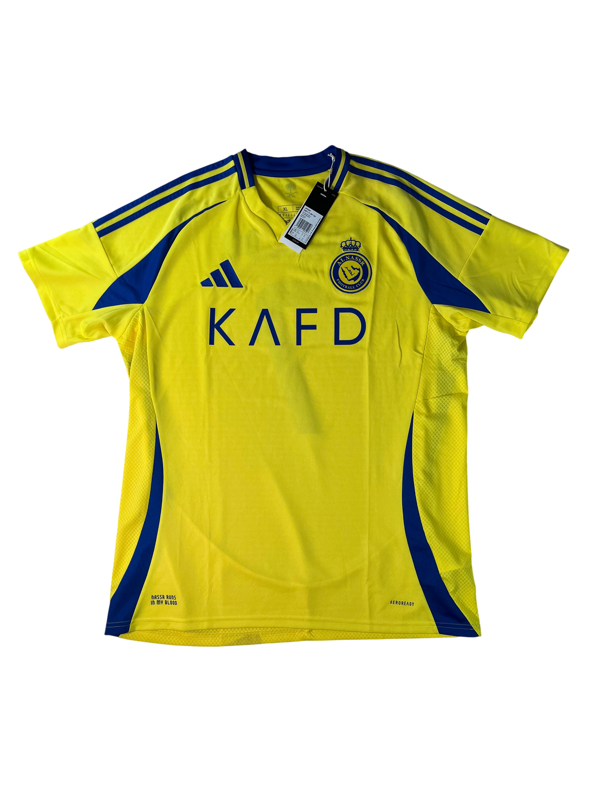 Jersey Al Nassr Local 2024 2025 Cristiano Ronaldo *C/Etiquetas* (XL)