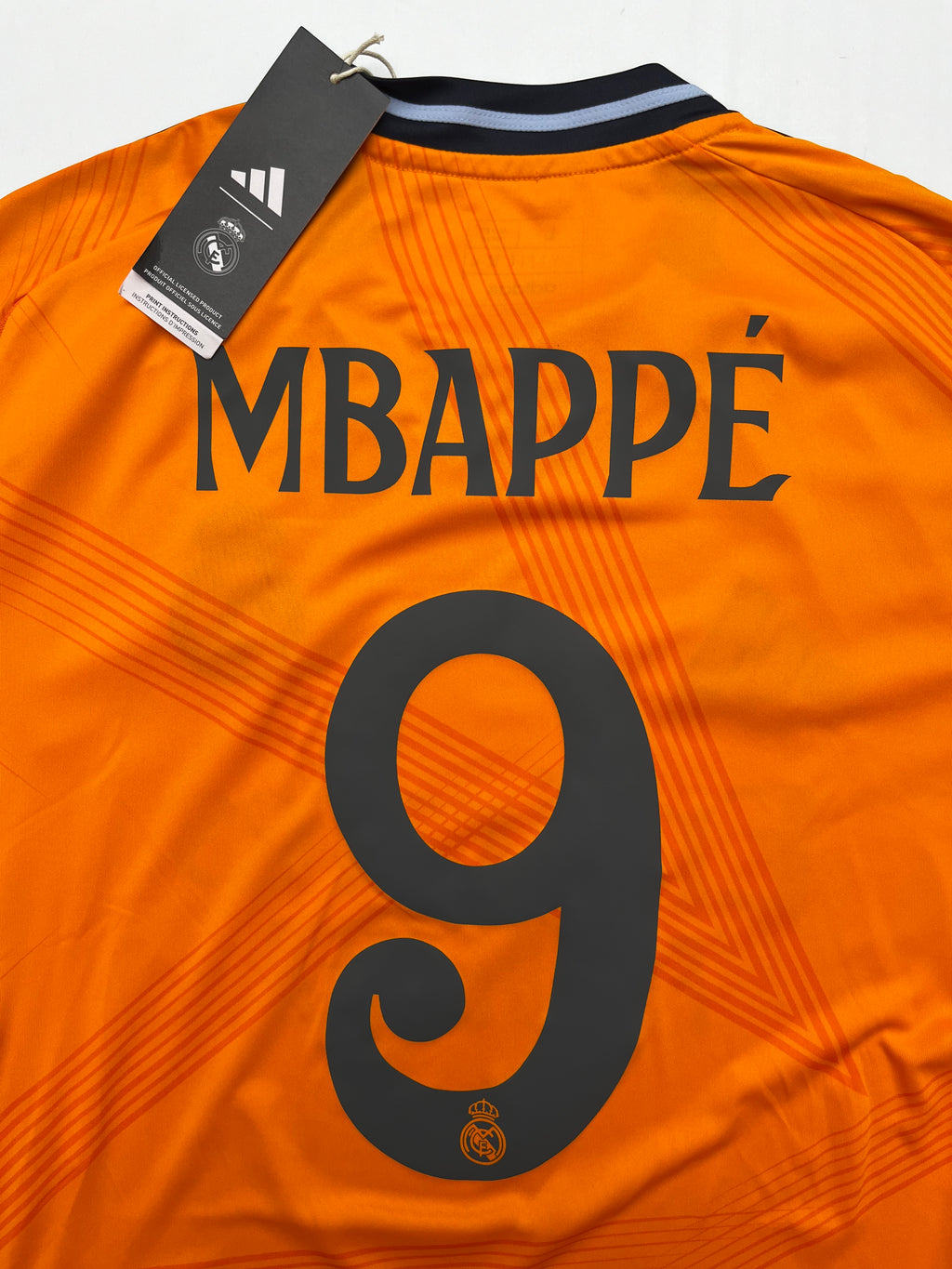 Jersey Real Madrid Visita 2024 2025 *C/Etiquetas* Kylian Mbappé (L)