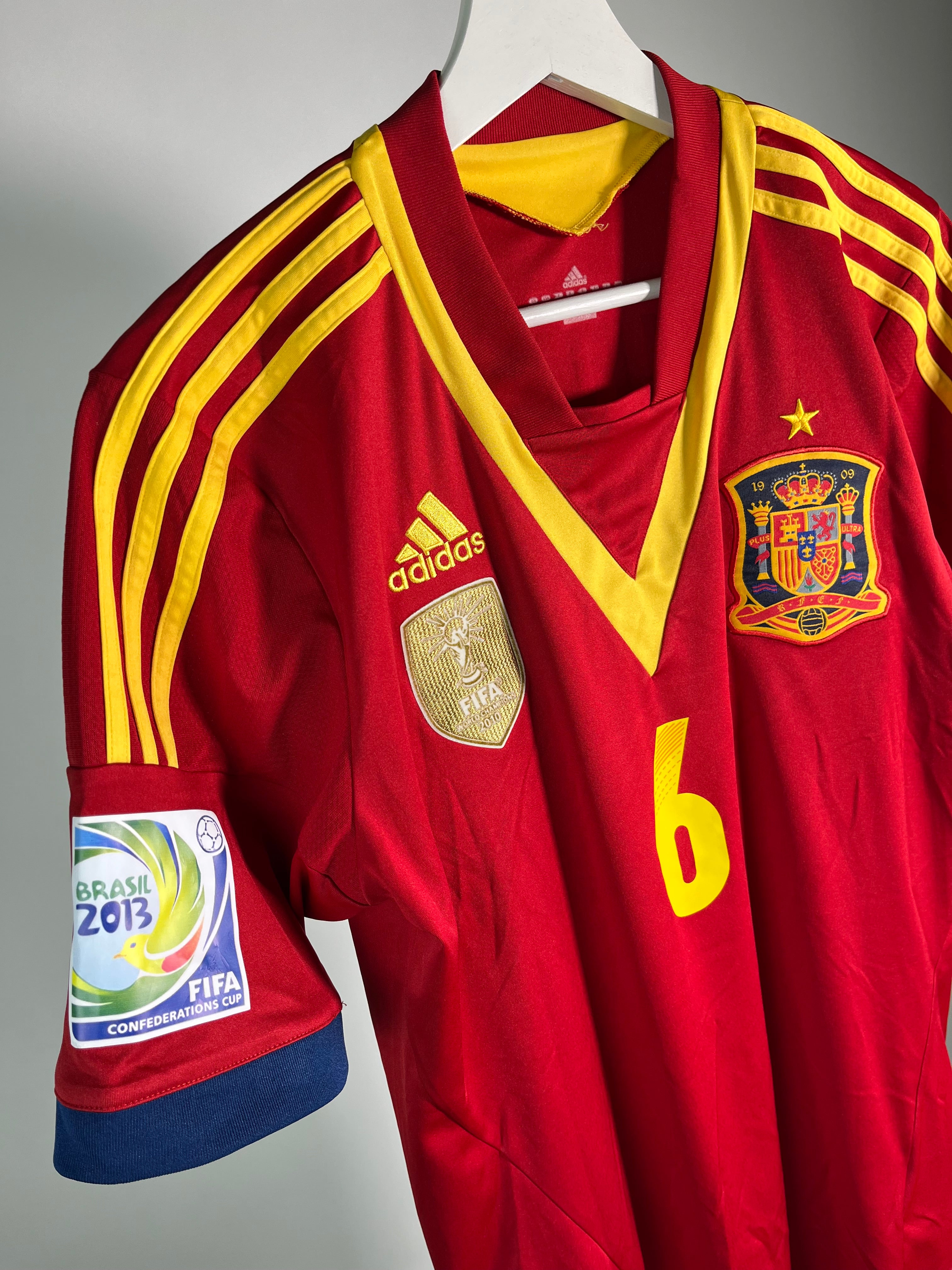 Jersey España Local 2013 2014 *Copa Confederaciones* Andrés Iniesta (S)