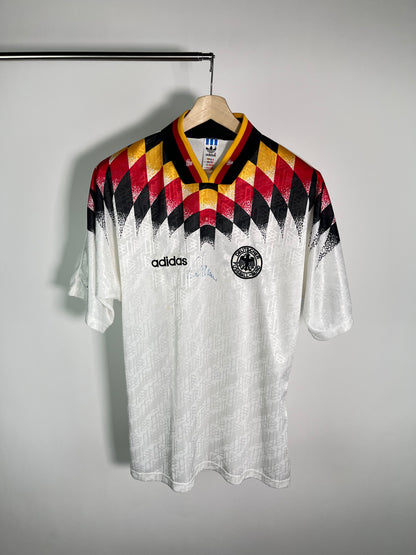 Jersey Alemania Local 1994 1996 Autografiado (L)