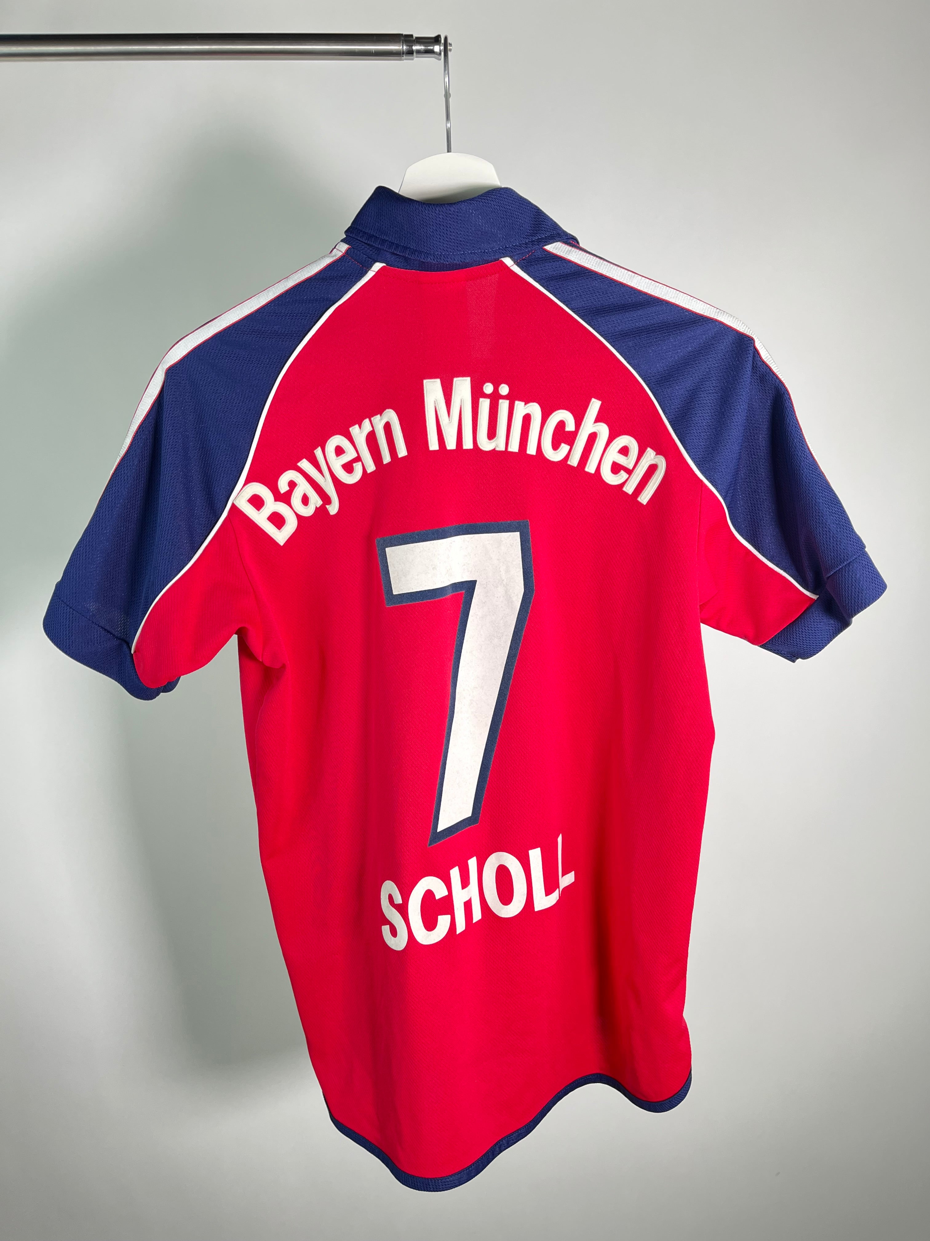 Jersey Bayern Munich Local 2000 2001 Mehmet Scholl (L Mujer)