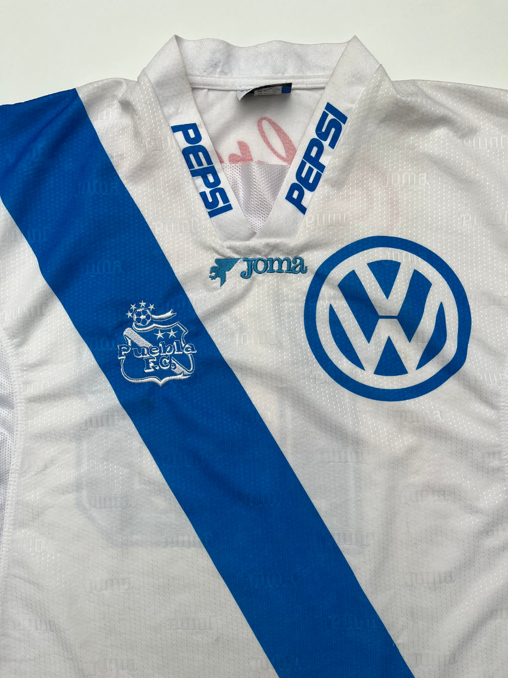 Jersey Puebla Local 1998 1999 Match Worn Edgar Plascencia (L)