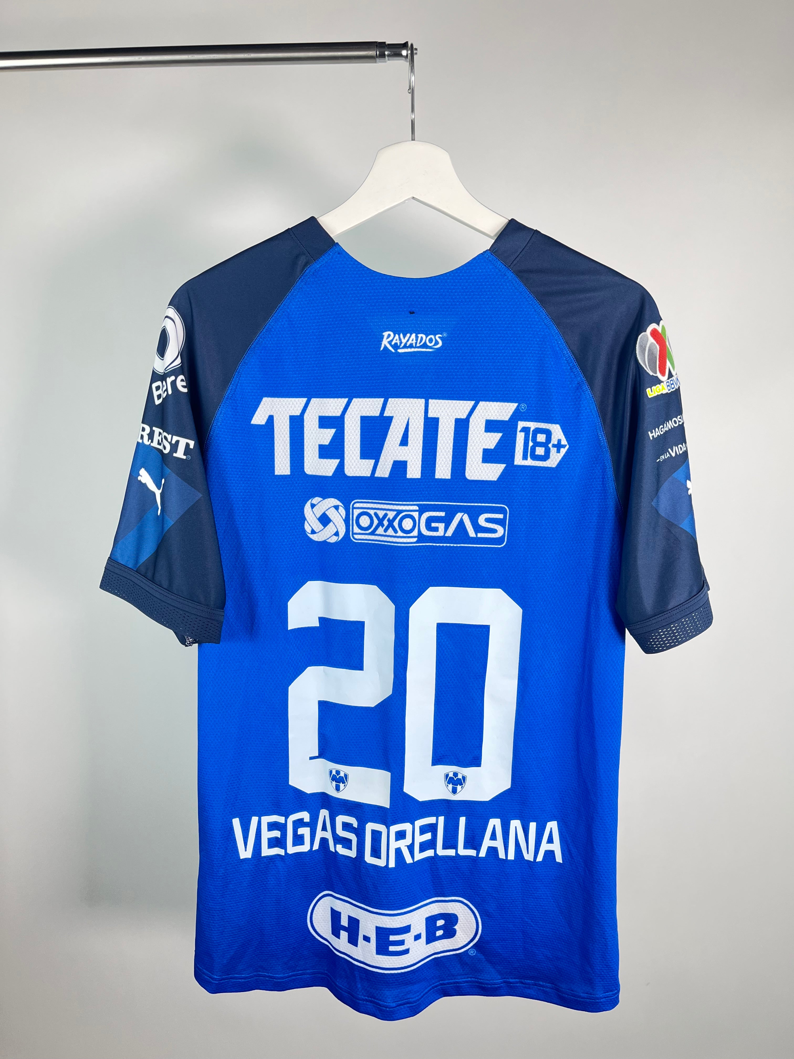 Jersey Rayados Monterrey Visita 2022 2023 Match Worn Sebastián Vegas Orellana (L)