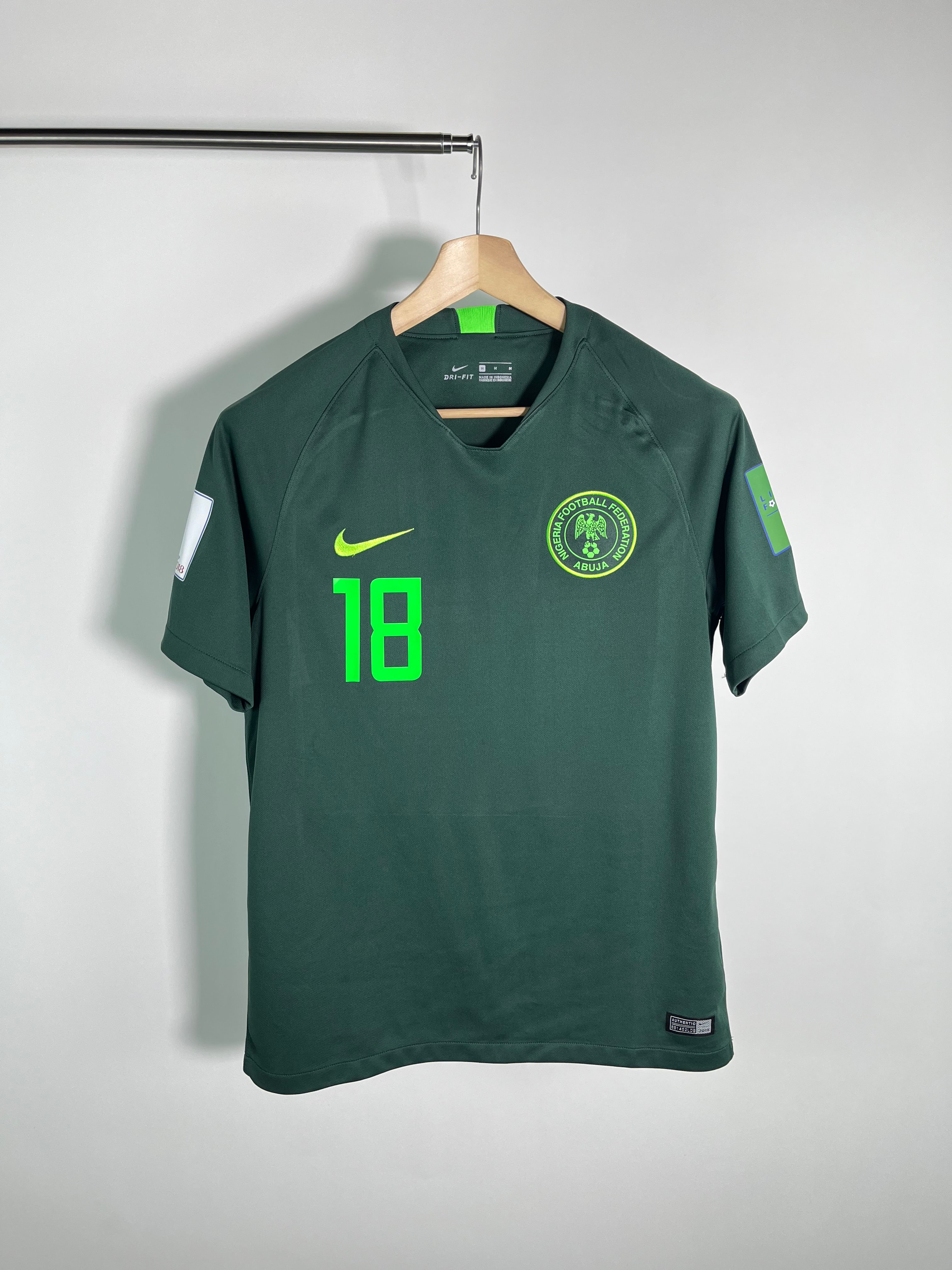 Jersey Nigeria Visita 2018 2019 *Mundial Rusia* Alex Iwobi (M)