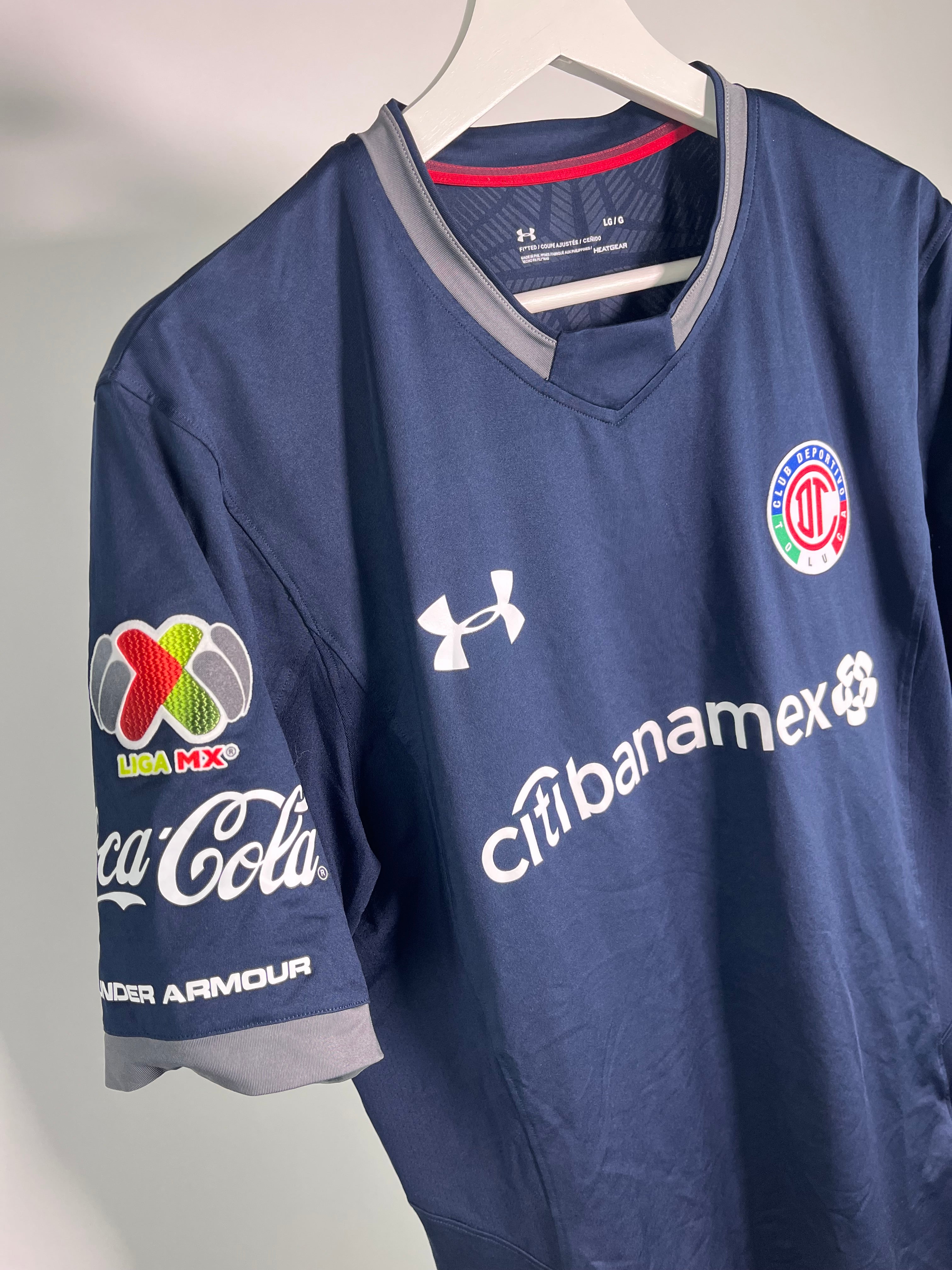 Jersey Toluca Tercera 2017 2018 Match Worn Rubens Sambueza (L)