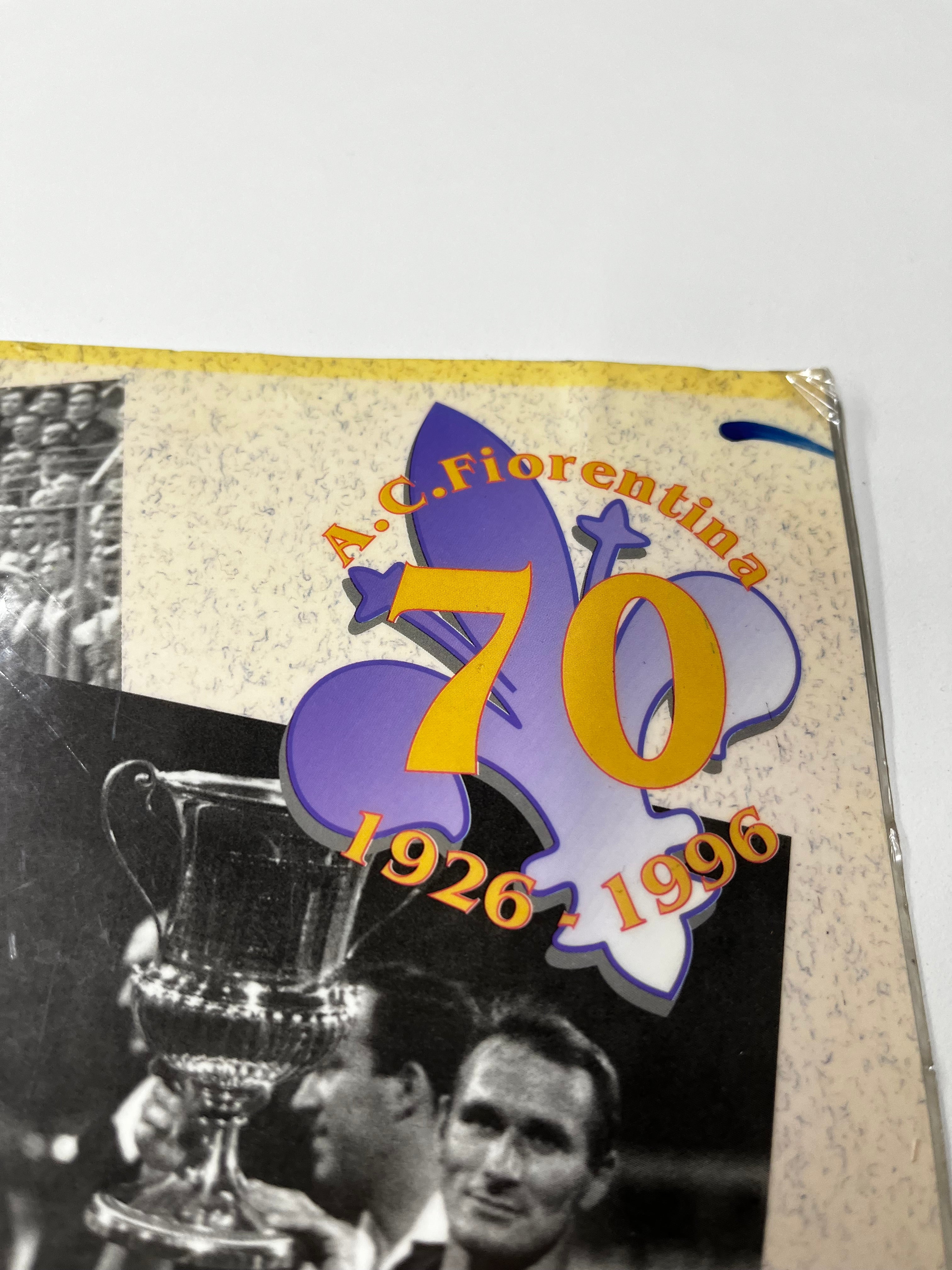 Póster Fiorentina 1996 1997 *Autografiado Por Plantilla*