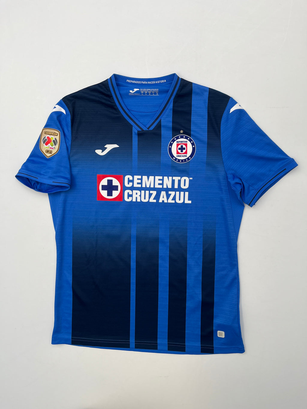 Jersey Cruz Azul Local 2021 2022 Match Worn Lucas Passerini (L)