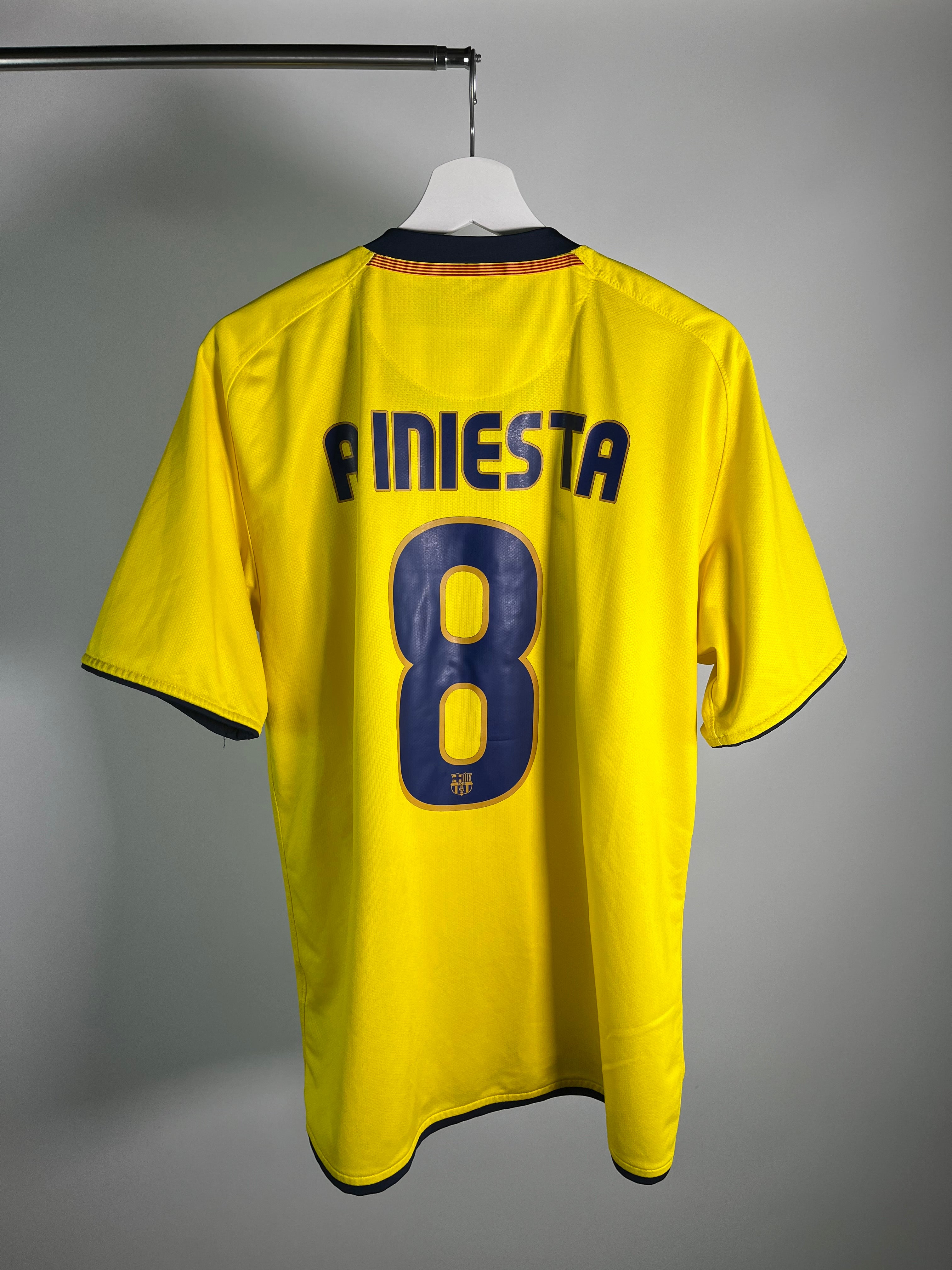Jersey Barcelona Visita 2008 2009 Andrés Iniesta (L)