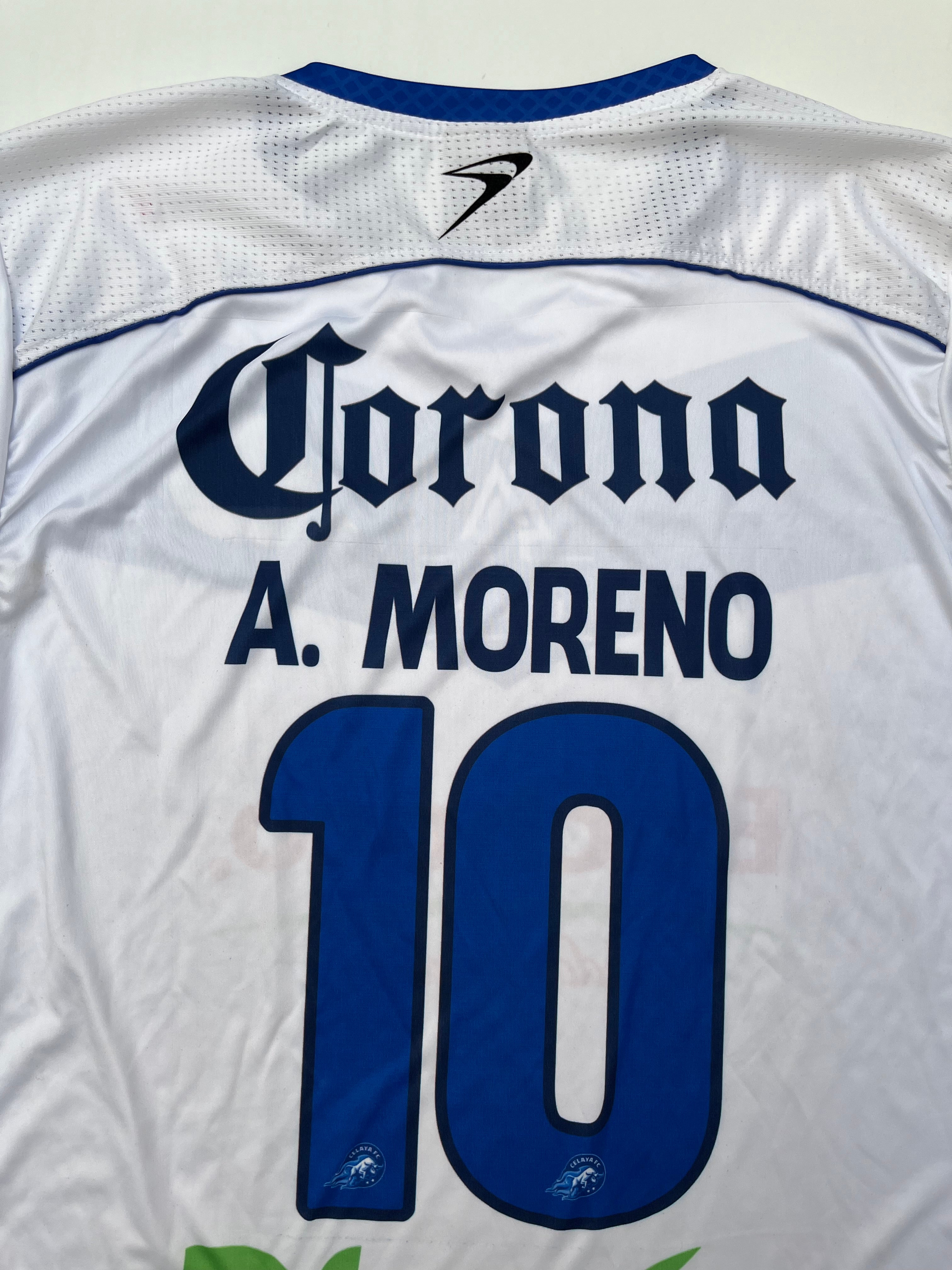 Jersey Celaya Local 2016 2017 Utilería Autografiado por Alfredo Moreno Q.E.P.D. (L)