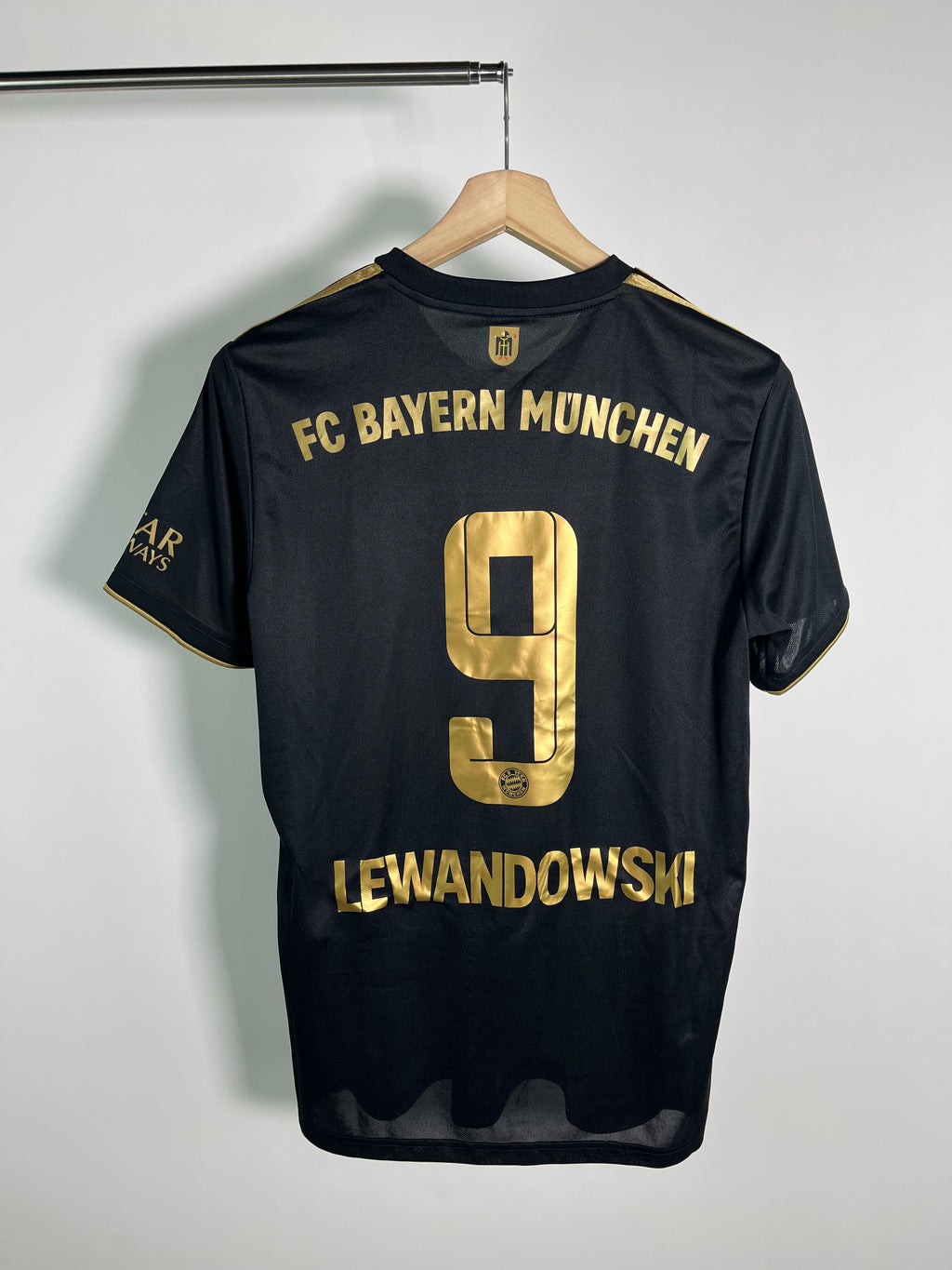 Jersey Bayern Munich Visita 2021 2022 *C/Etiquetas* Robert Lewandowski (M)