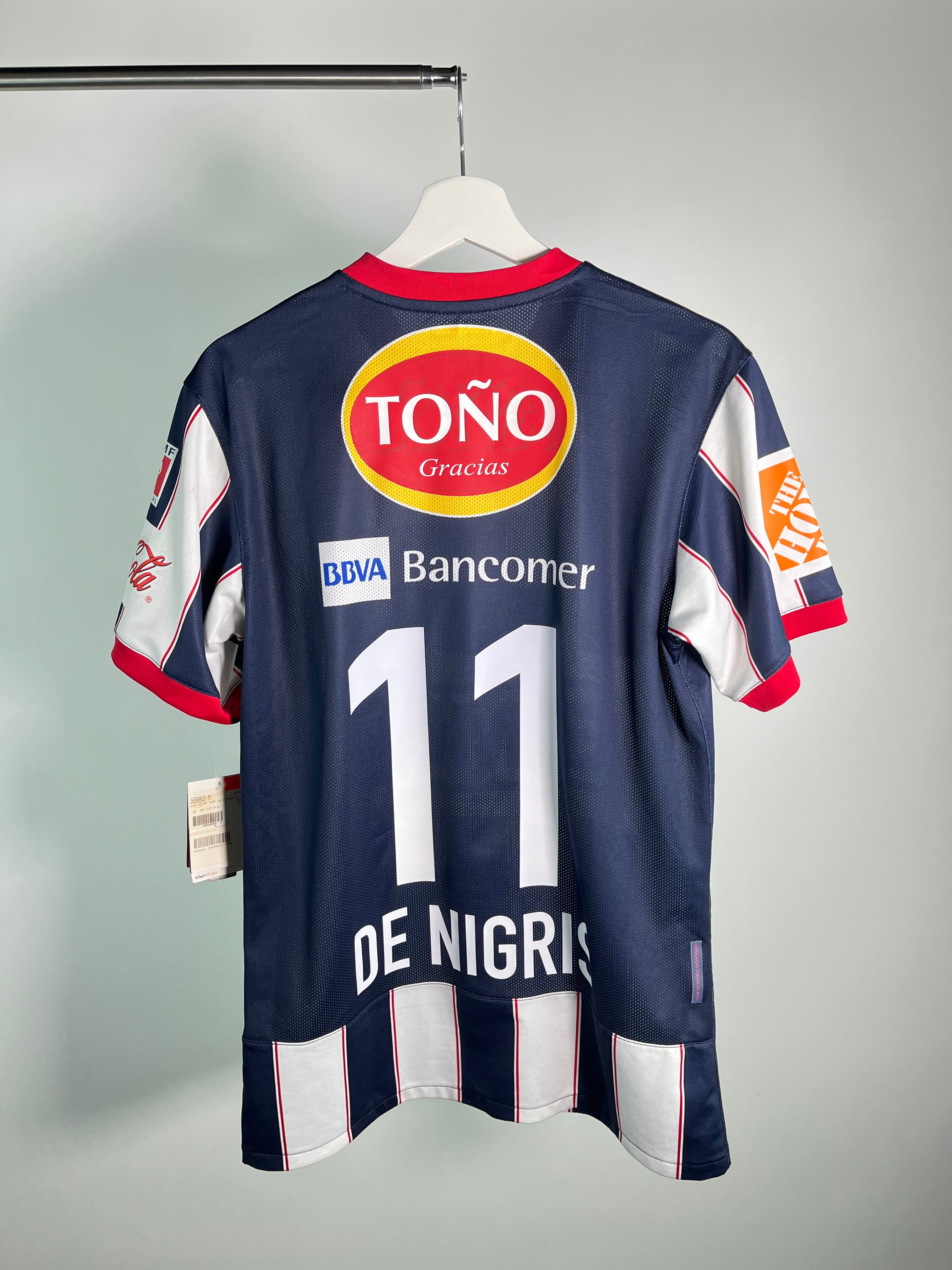 Jersey Rayados Monterrey Local 2009 2010 Aldo de Nigris *C/Etiquetas* (M)