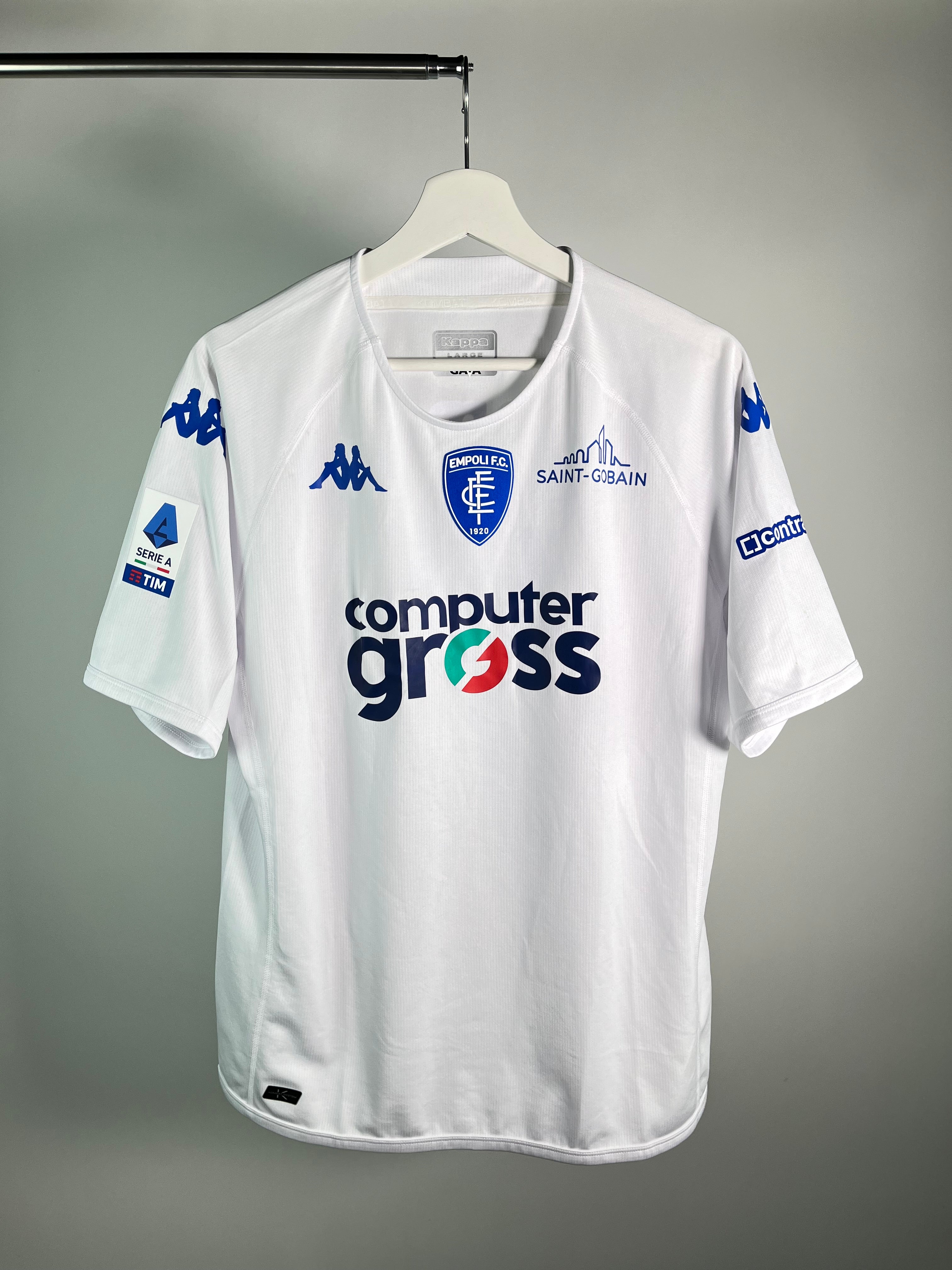 Jersey Empoli Visita 2022 2023 Versión Jugador Sam Lammers (L)