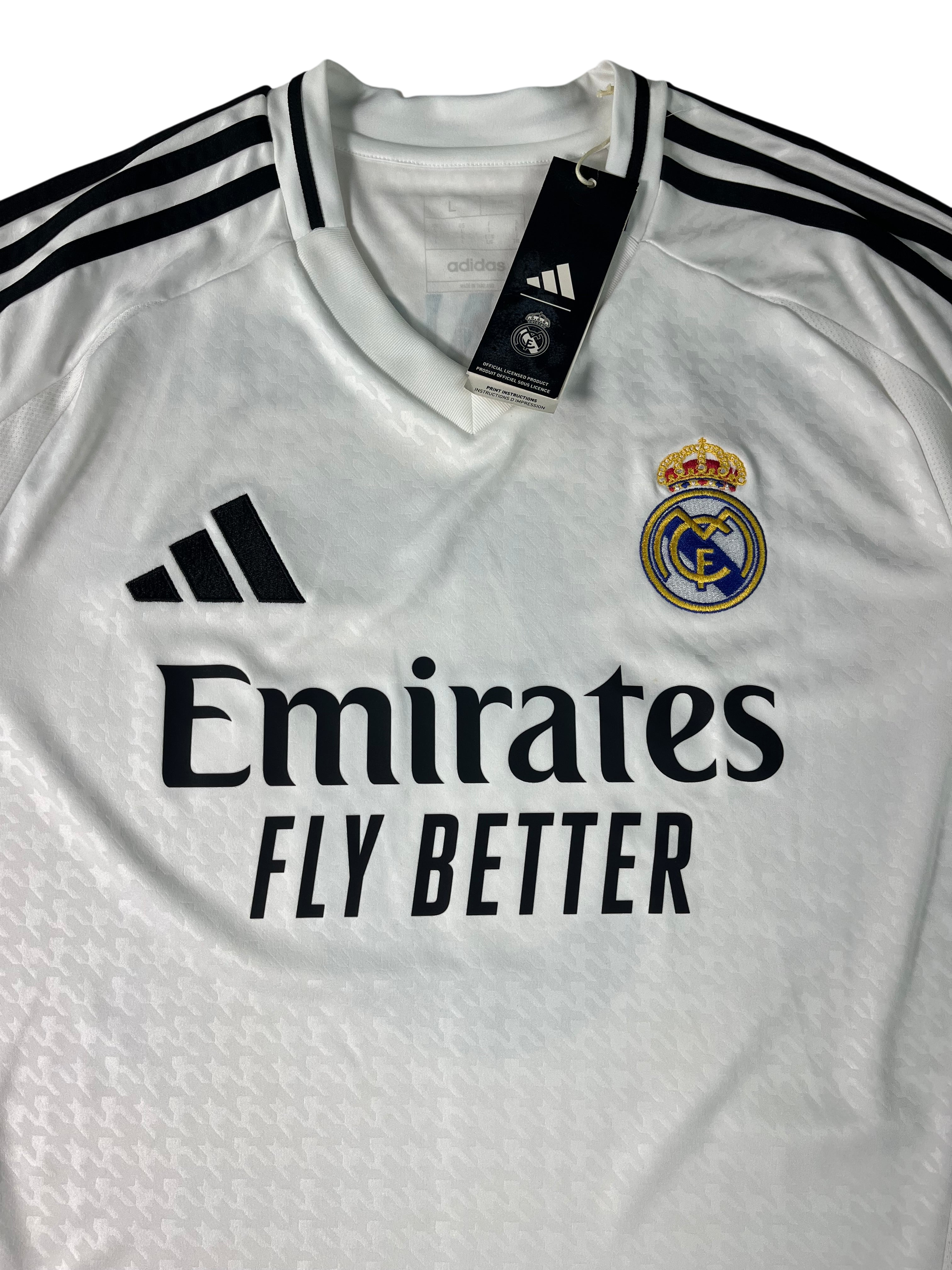 Jersey Real Madrid Local 2024 2025 *C/Etiquetas* Jude Bellingham (L)