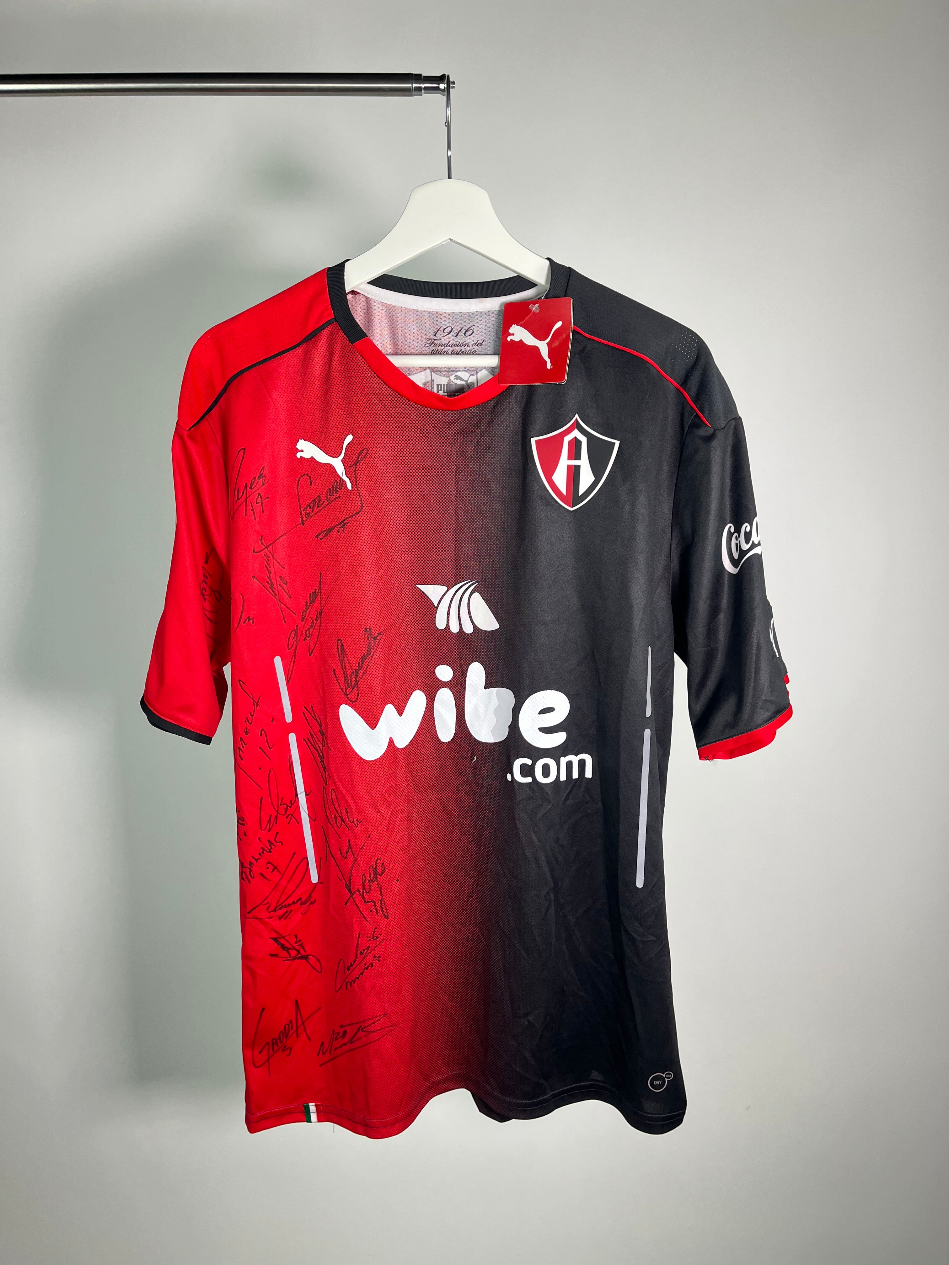 Jersey Atlas Local 2016 2017 Versión Jugador Autografiado *C/Etiquetas* (L)
