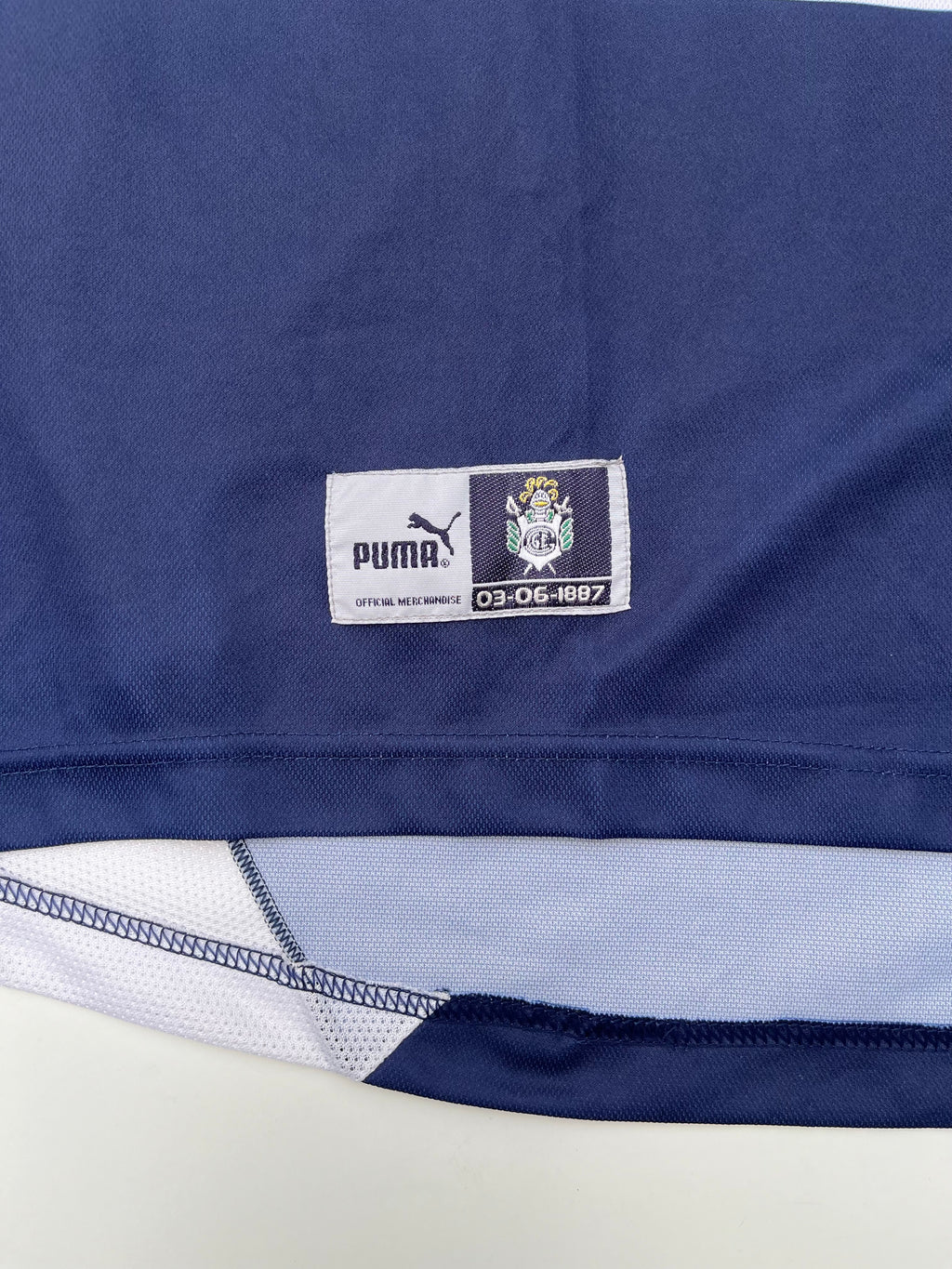 Jersey Gimnasia y Esgrima Visita 2002 2003 Match Worn Furlanetto (L)