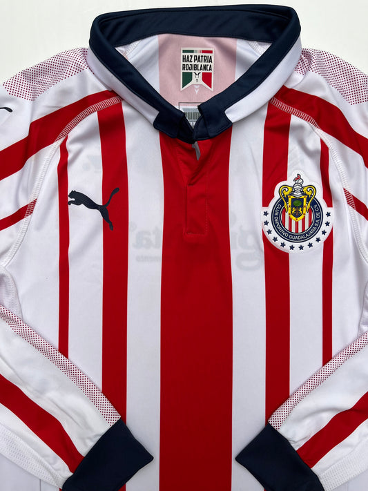 Jersey Chivas Local 2018 2019 Manga Larga (S)