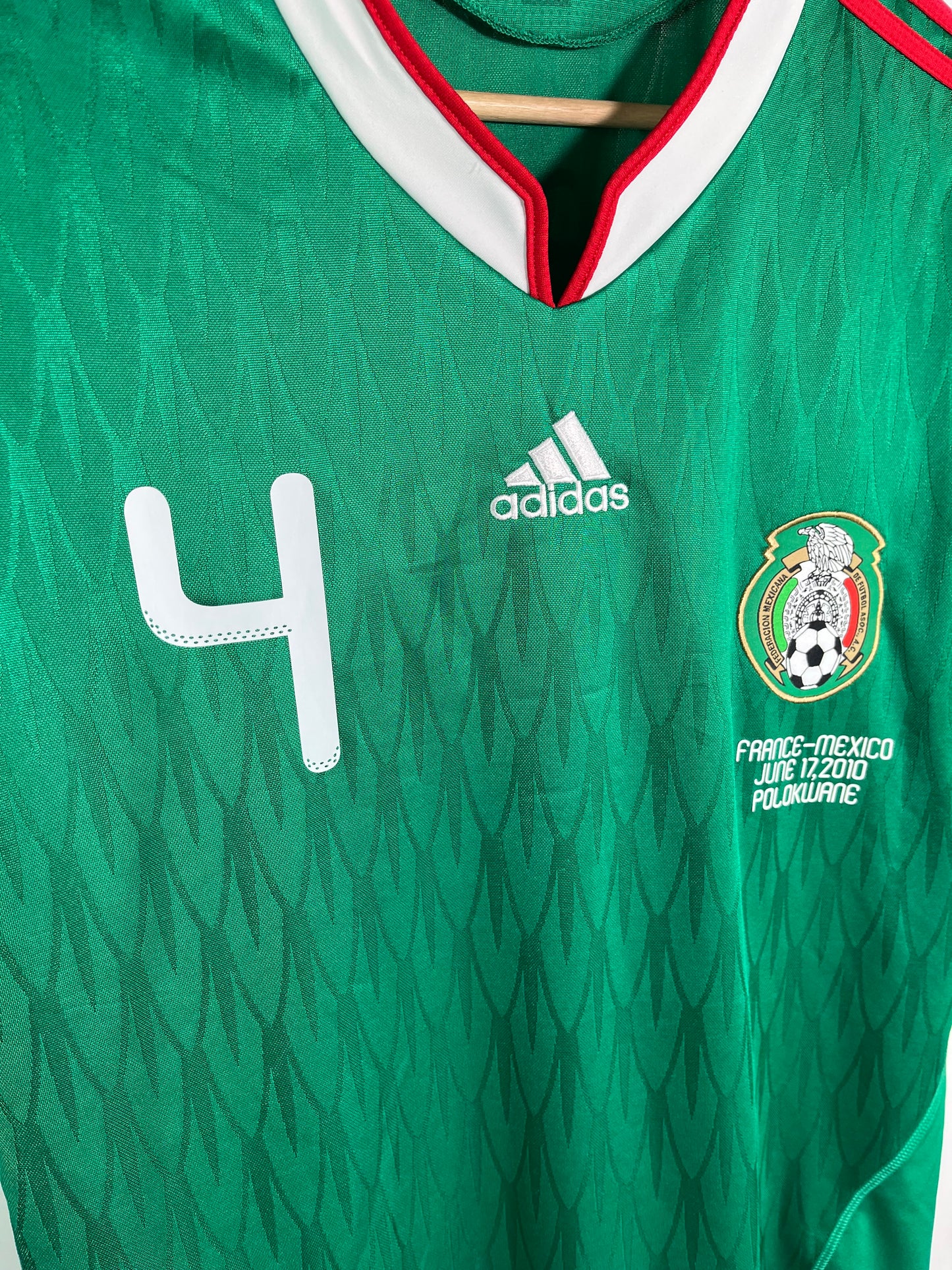 Jersey México Local 2010 2011 *Match Detail vs Francia* Rafael Márquez (L)