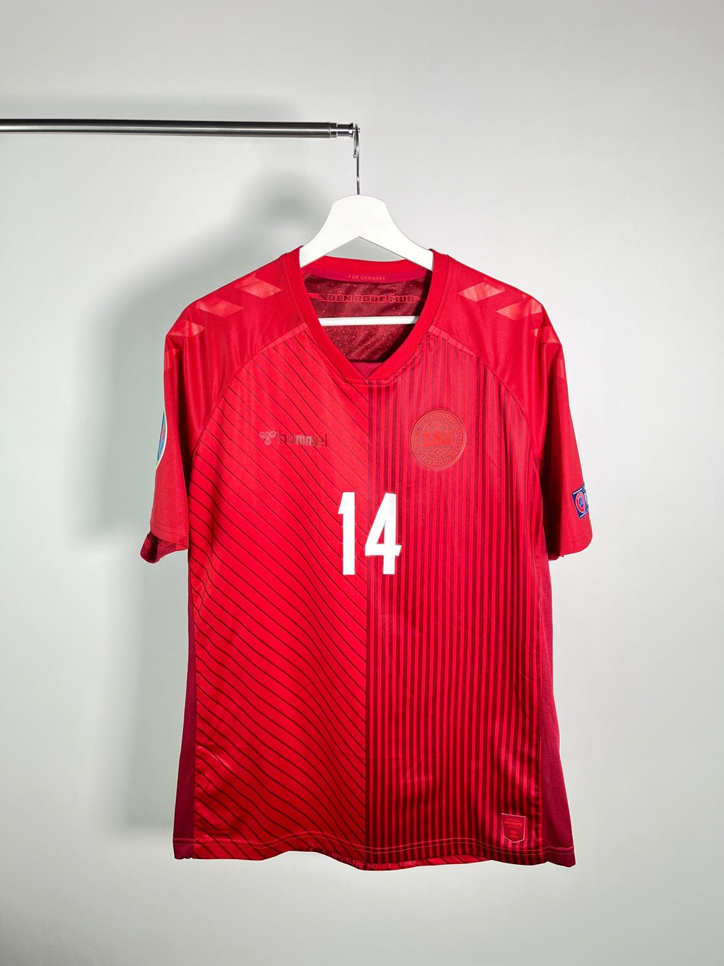 Jersey Dinamarca Tercera 2020 2021 *Eurocopa* Mikkel Damsgaard (L)