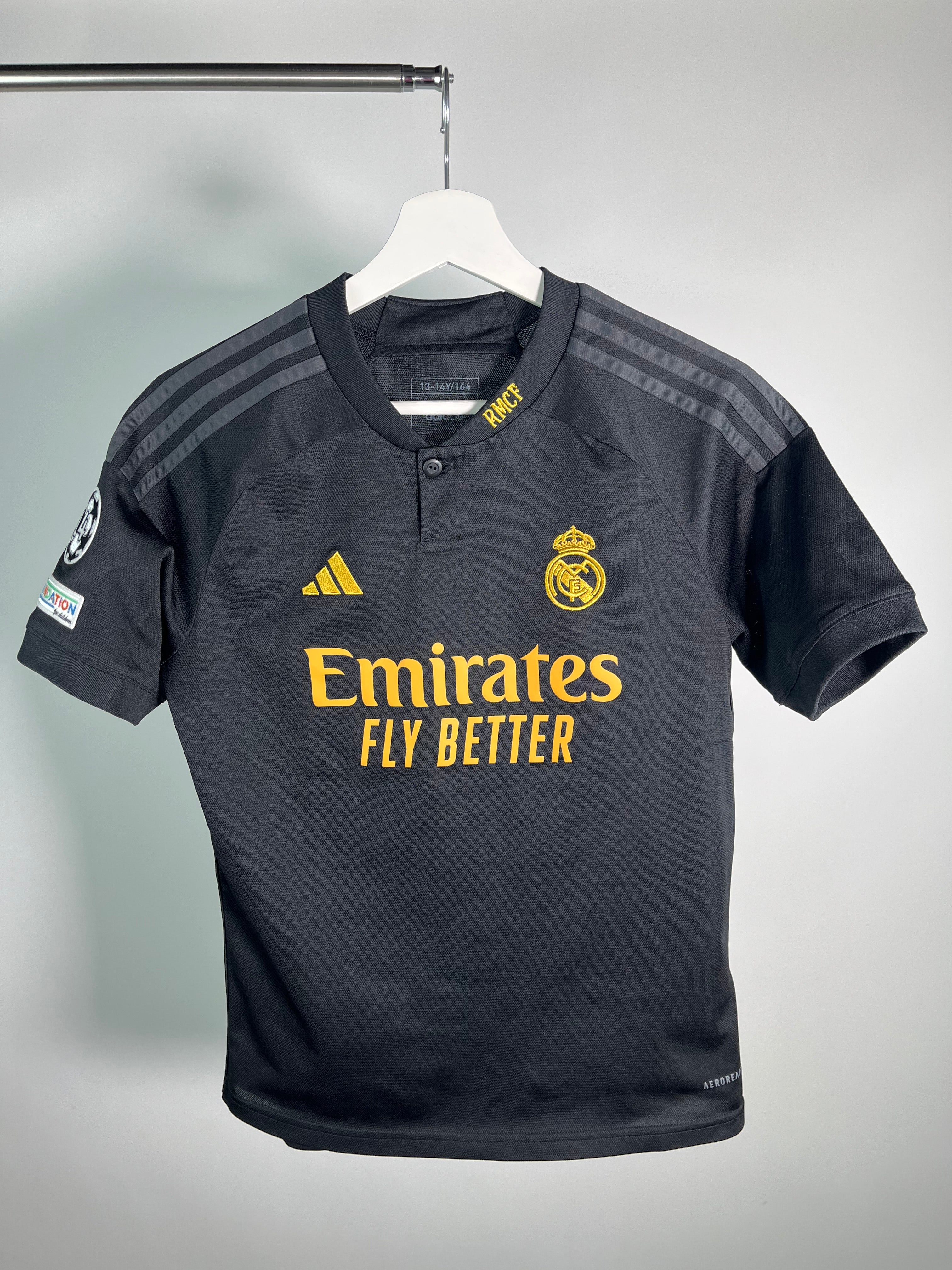 Jersey Real Madrid Visita 2023 2024 *Champions League* Jude Bellingham (L Niño)