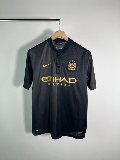 Jersey Manchester City Visita 2013 2014 Kün Aguero (L)