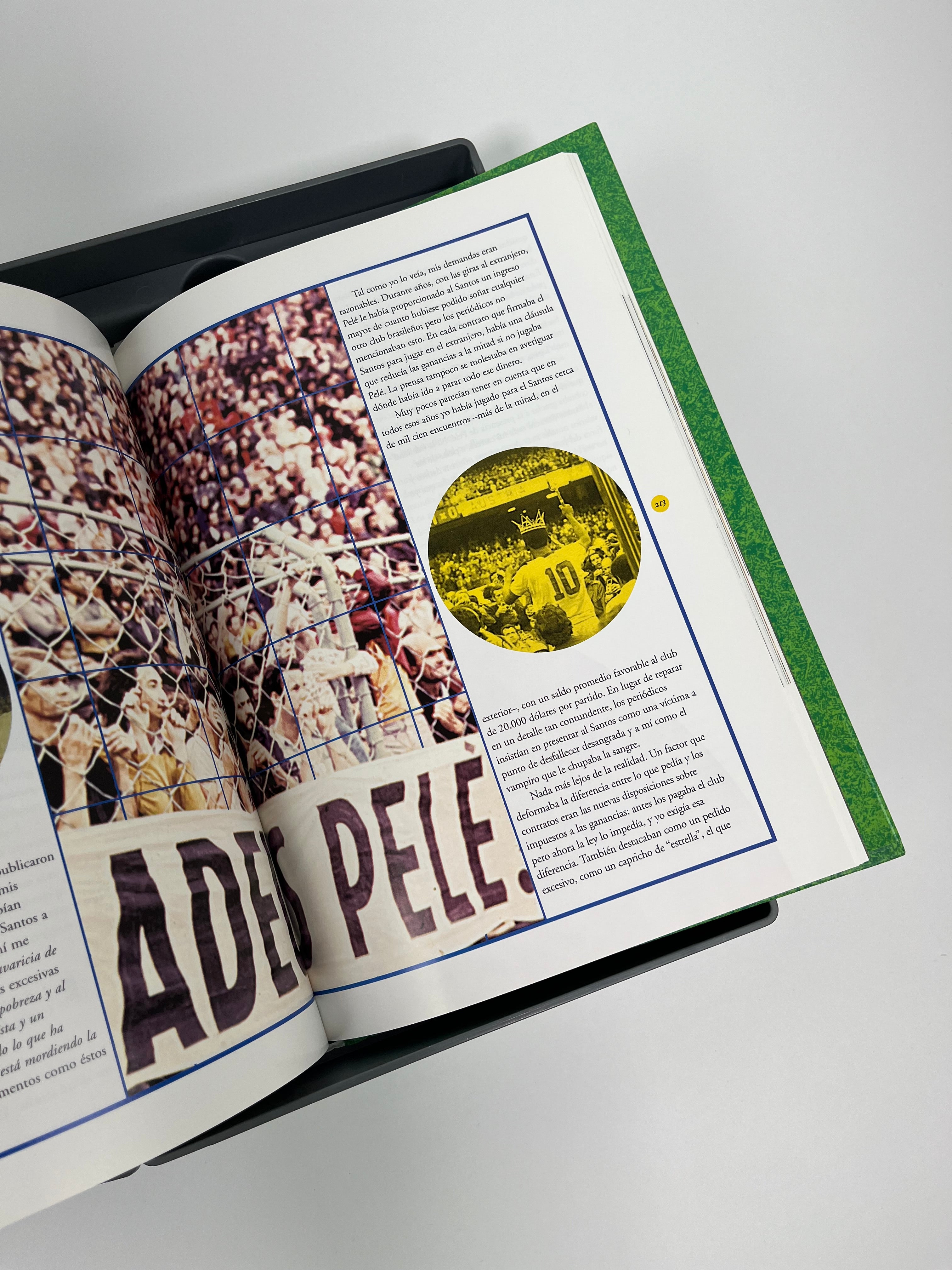 Huella Pelé Con Certificado de Autenticidad