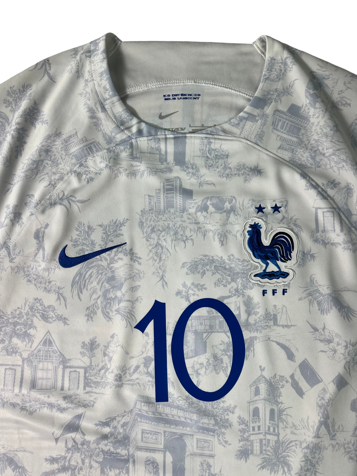 Jersey Francia Visita 2022 2024 Kylian Mbappé (L)