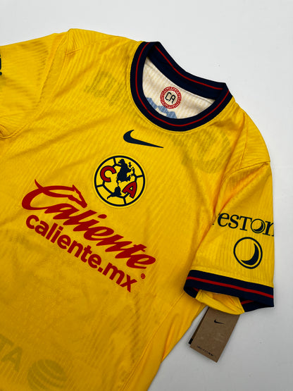 Jersey Club América Local 2024 2025 Versión Jugador *C/Etiquetas* Autografiado Diego Valdés (M)