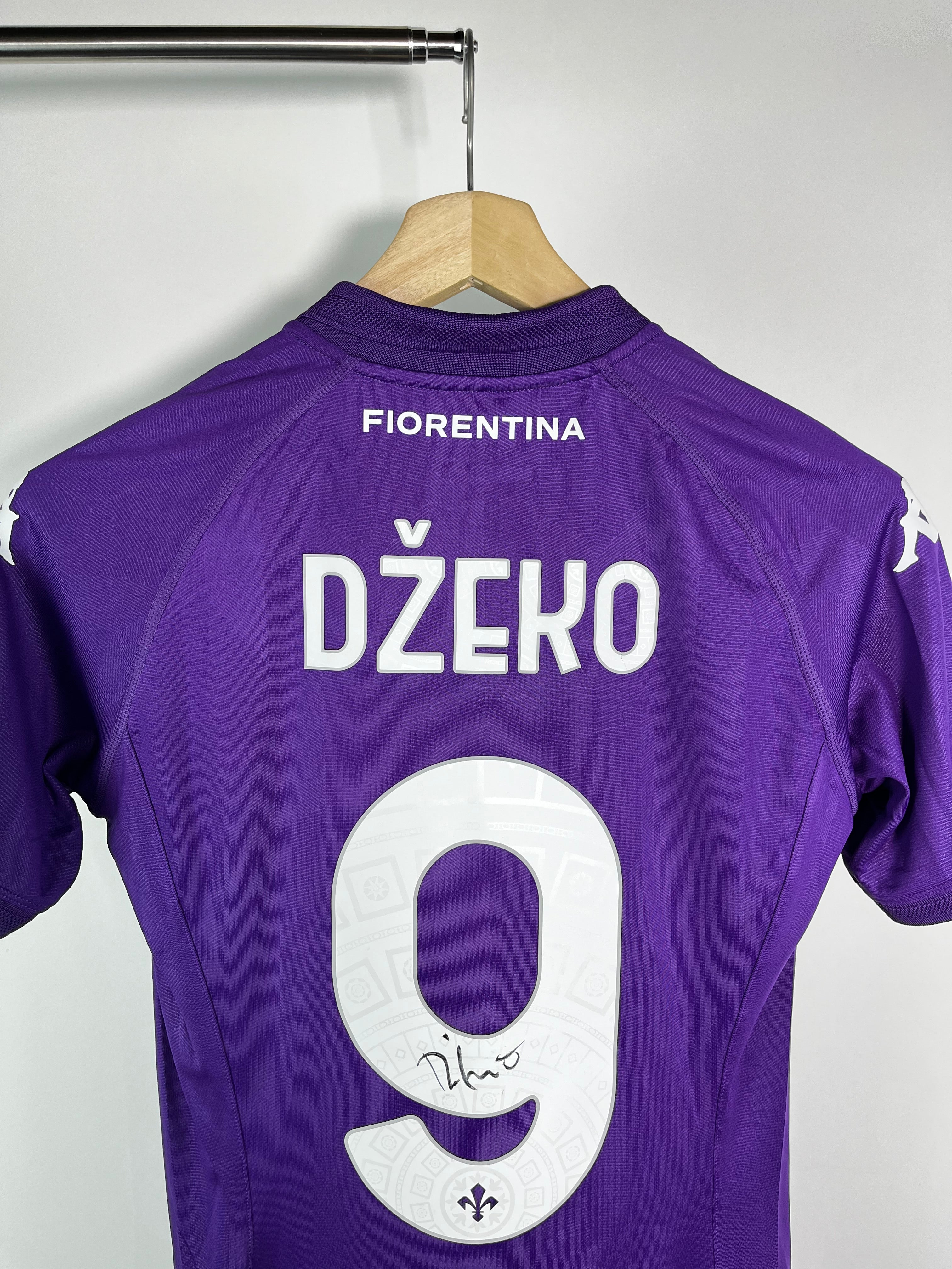 Jersey Fiorentina Local 2024 2025 Versión Jugador Autografíado Por Edin Džeko *C/Etiquetas*(S)