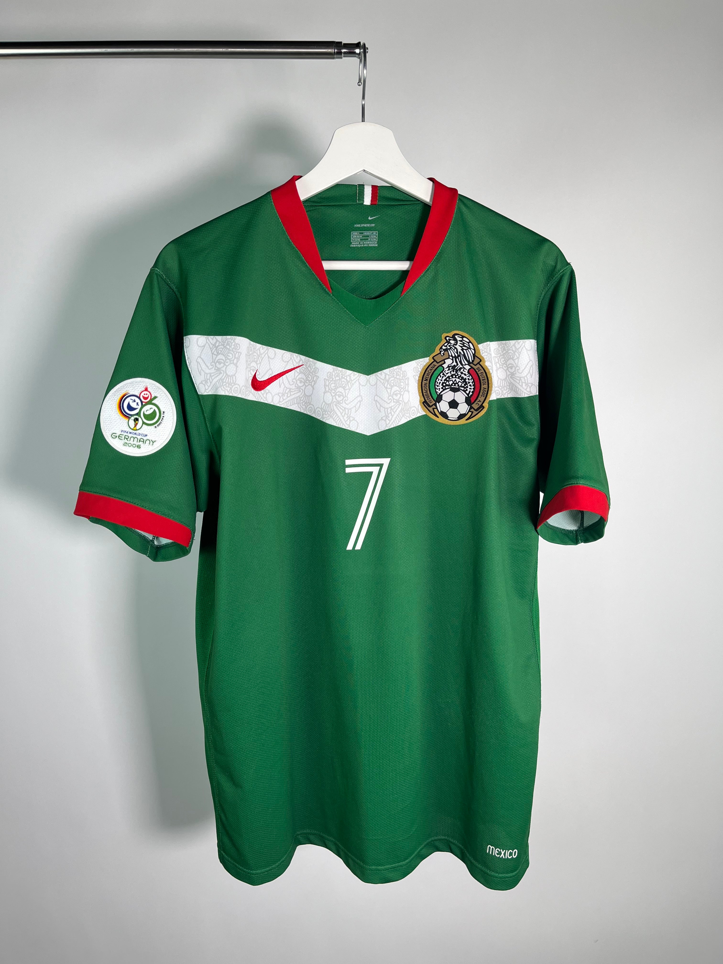 Jersey México Local 2006 2007 *Mundial Alemania* Antonio Naelson Sinha (L)