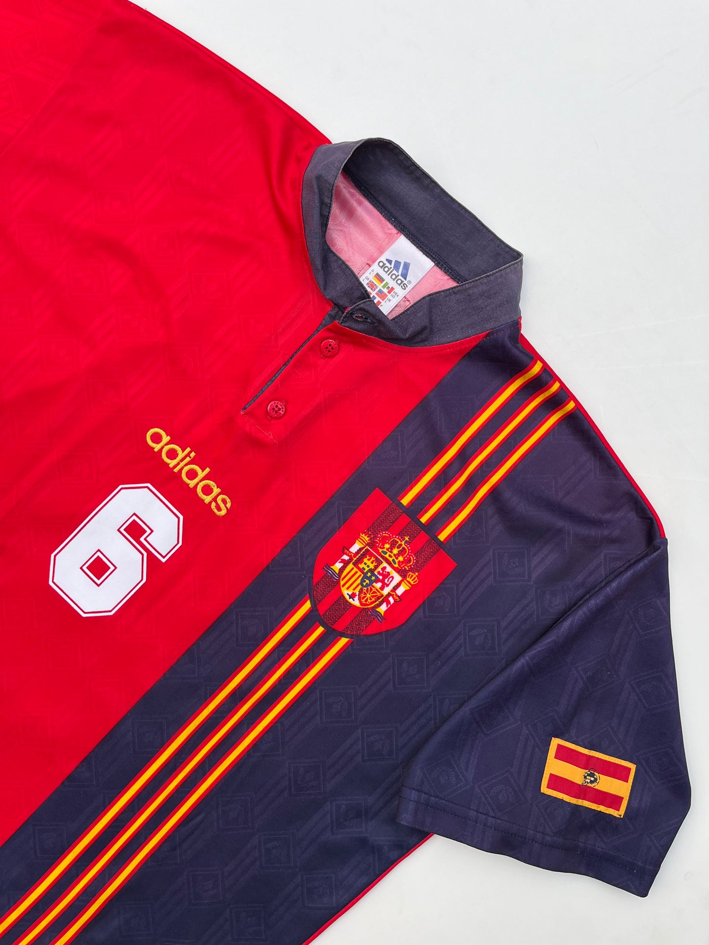 Jersey España Local 1996 1997 Fernando Hierro (L)