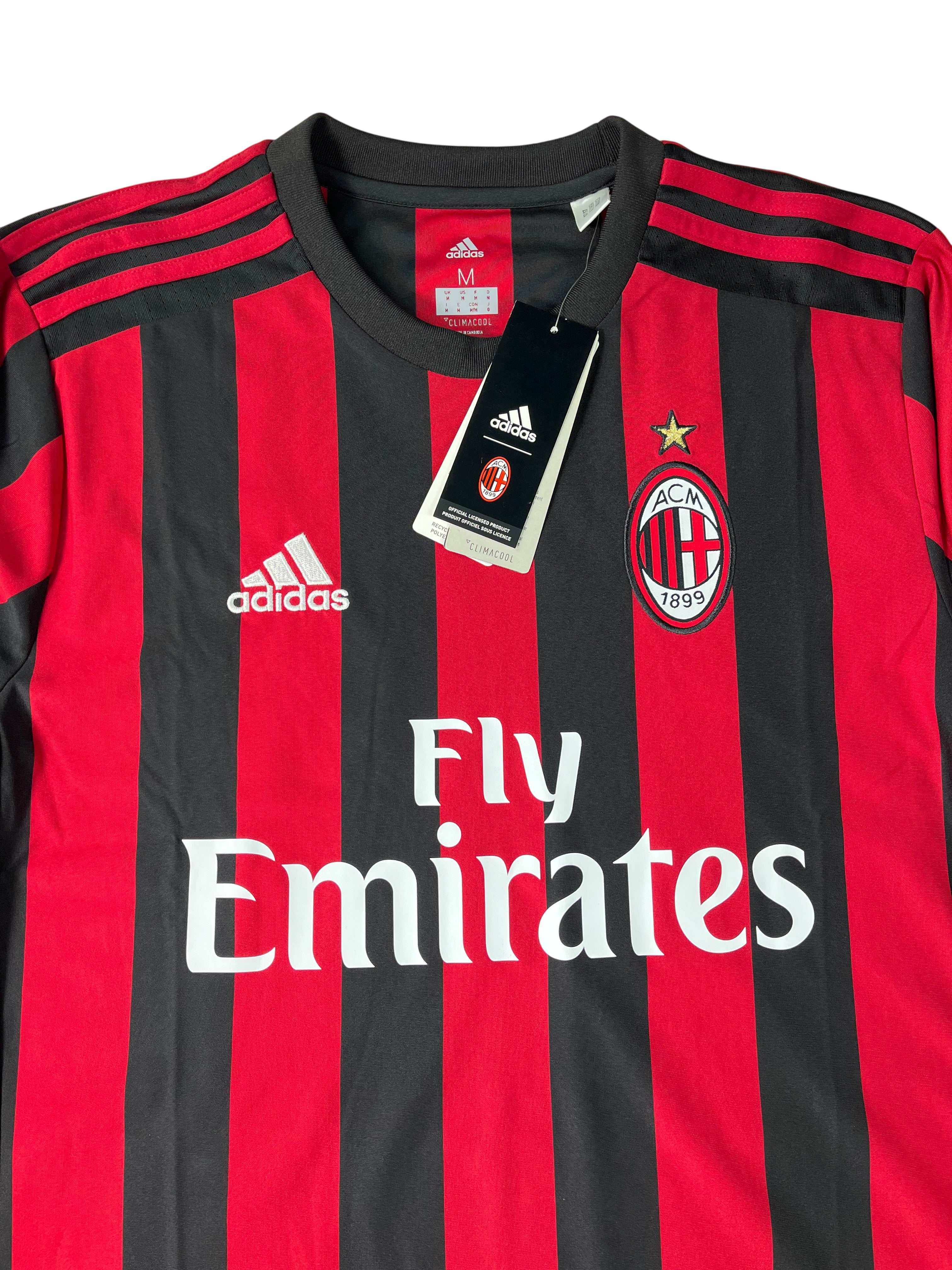 Jersey Ac Milán Local *Europa League* 2017 2018 *C/Etiquetas* Patrick Crutone (M)
