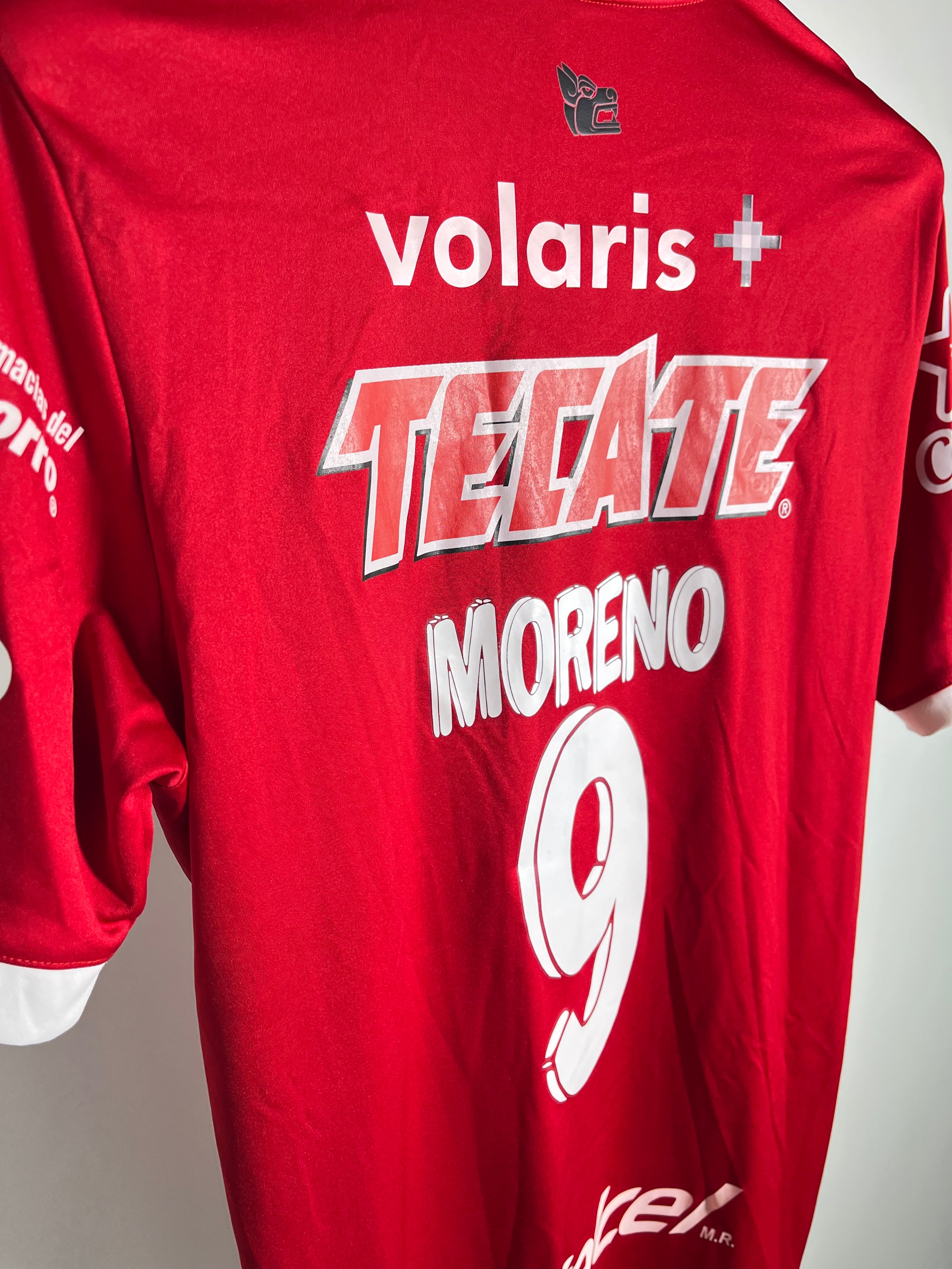 Jersey Xolos Local 2015 2016 Match Worn Autografiado Alfredo Moreno (L)