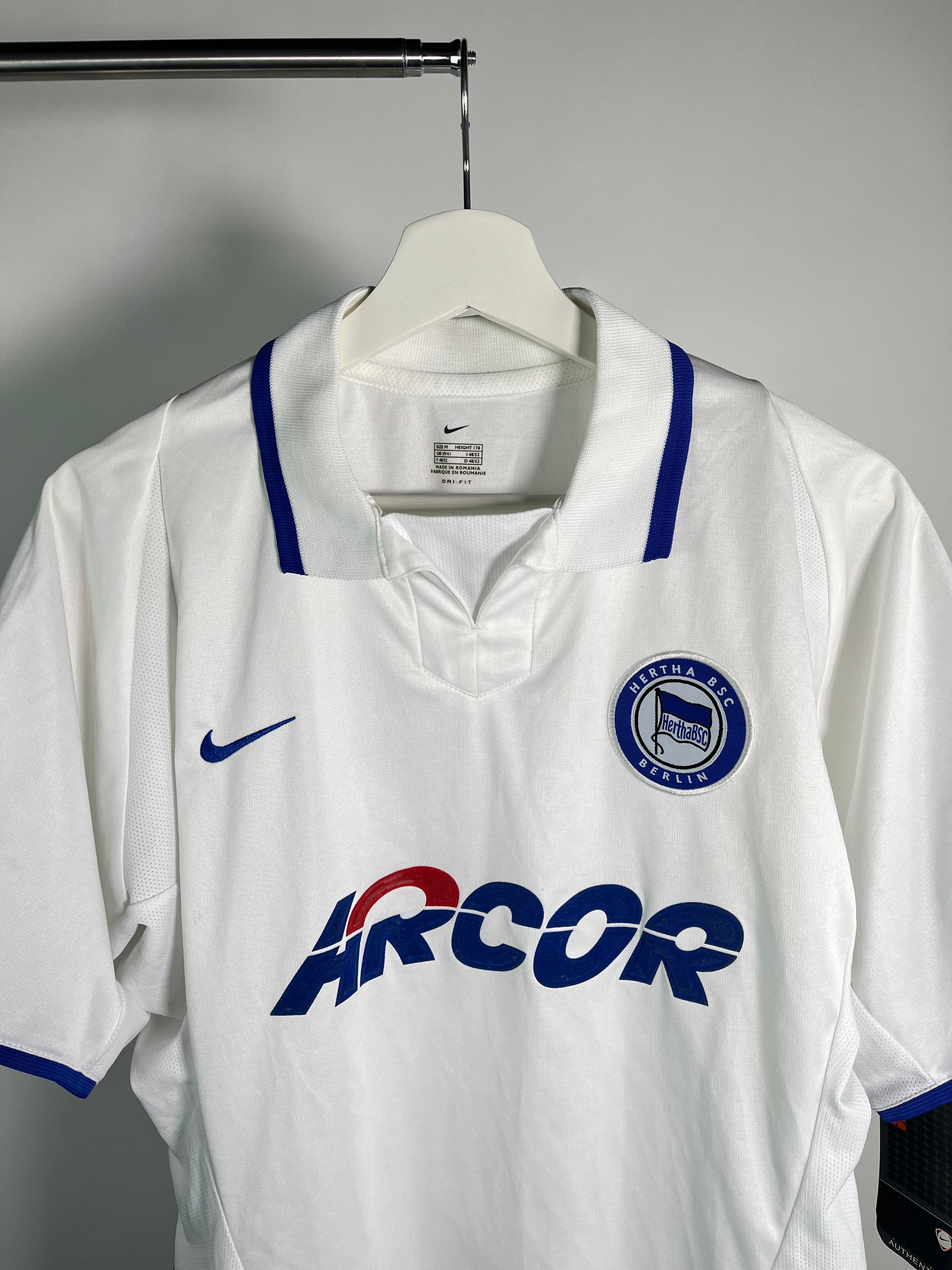 Jersey Hertha Berlin Visita 2002 2003 *C/Etiquetas* (M)