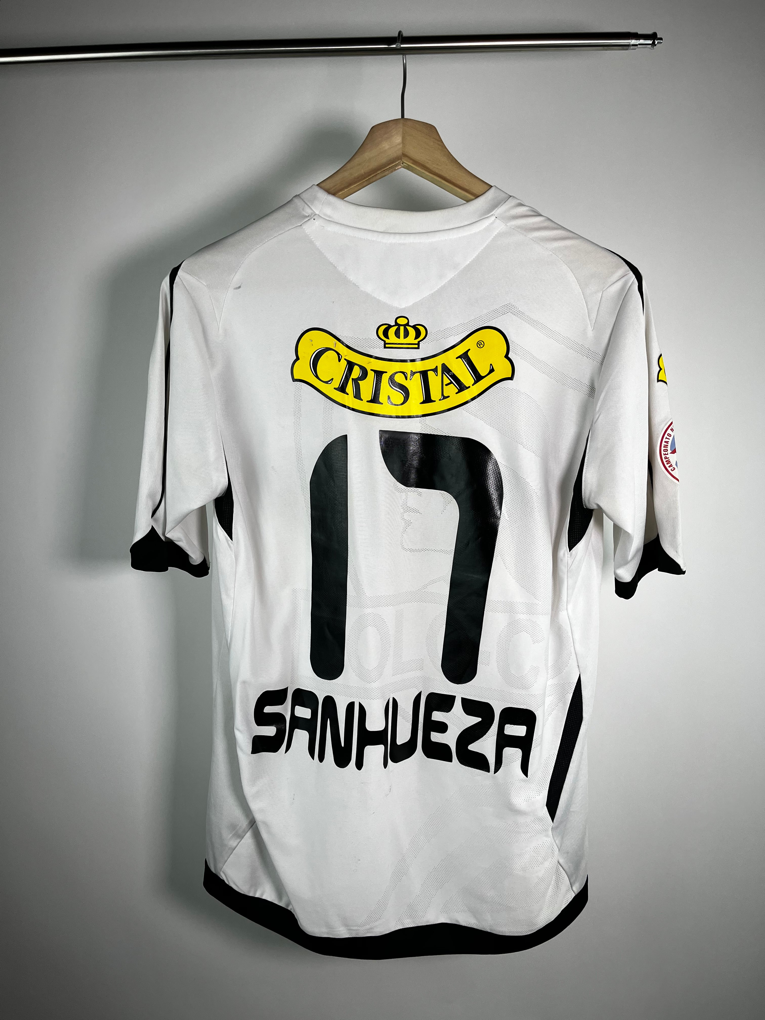 Jersey Colo Colo Local 2011 2012 Match Worn Autografiada Arturo Sanhueza (M)