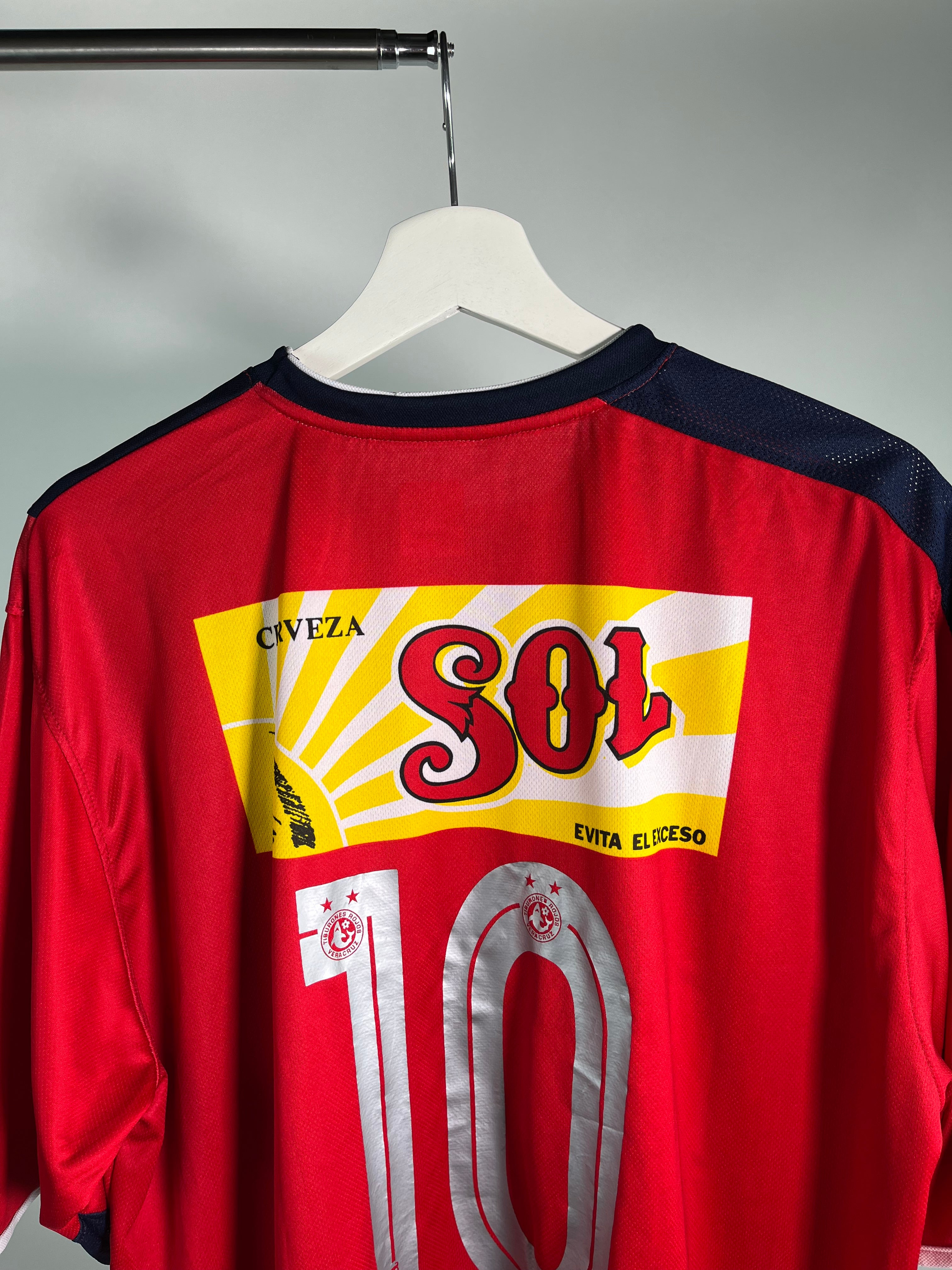 Jersey Veracruz Local 2004 2005 Utilería Cuahtémoc Blanco (XL)