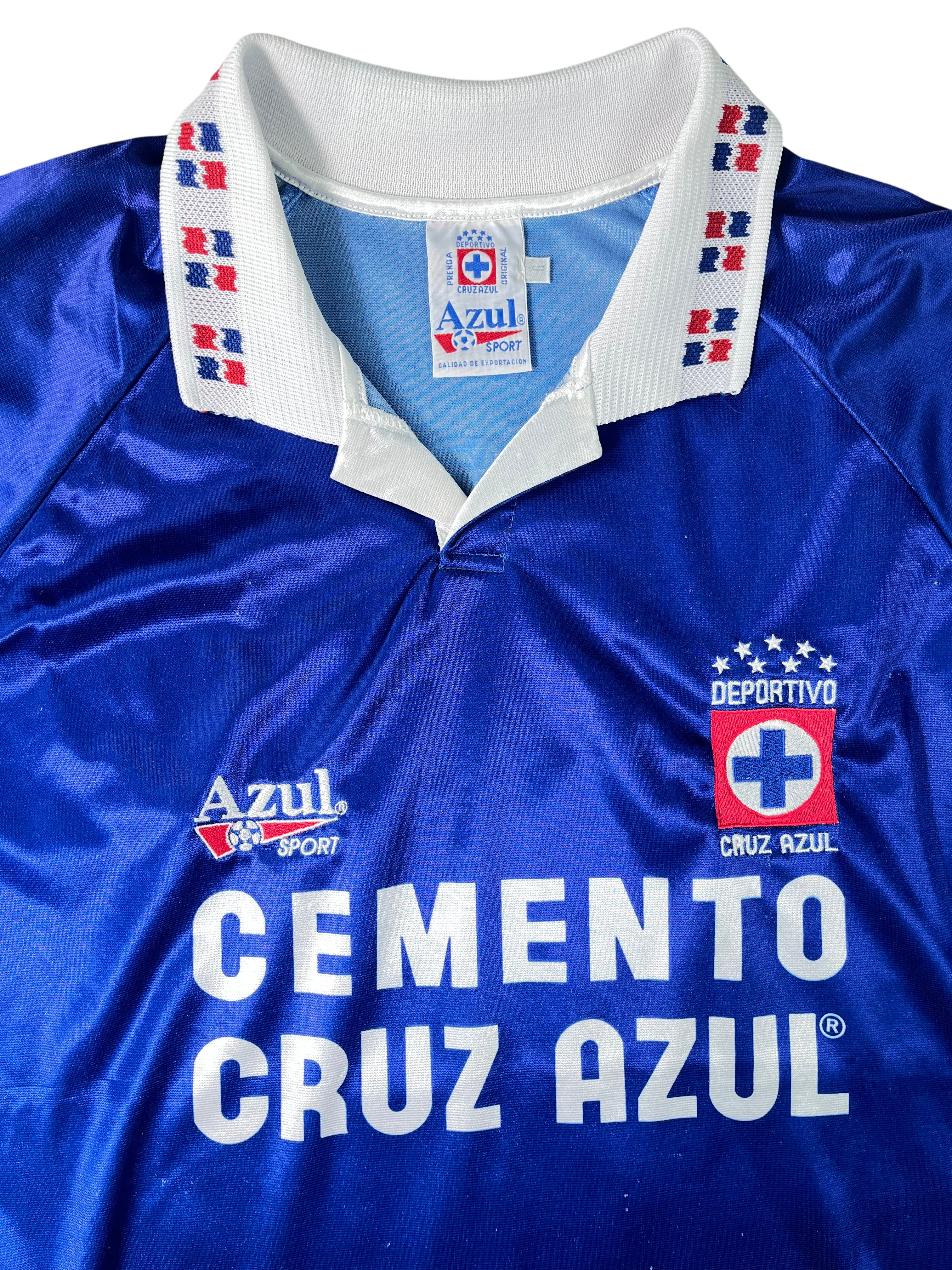 Jersey Cruz Azul Local 1995 1996 Utilería Julio Zamora (L)