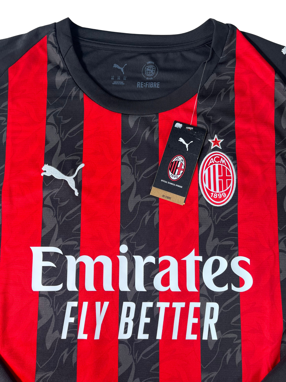Jersey AC Milan Local 2025 2026 Manga Larga Luka Modrić *C/Etiquetas* (XXL)