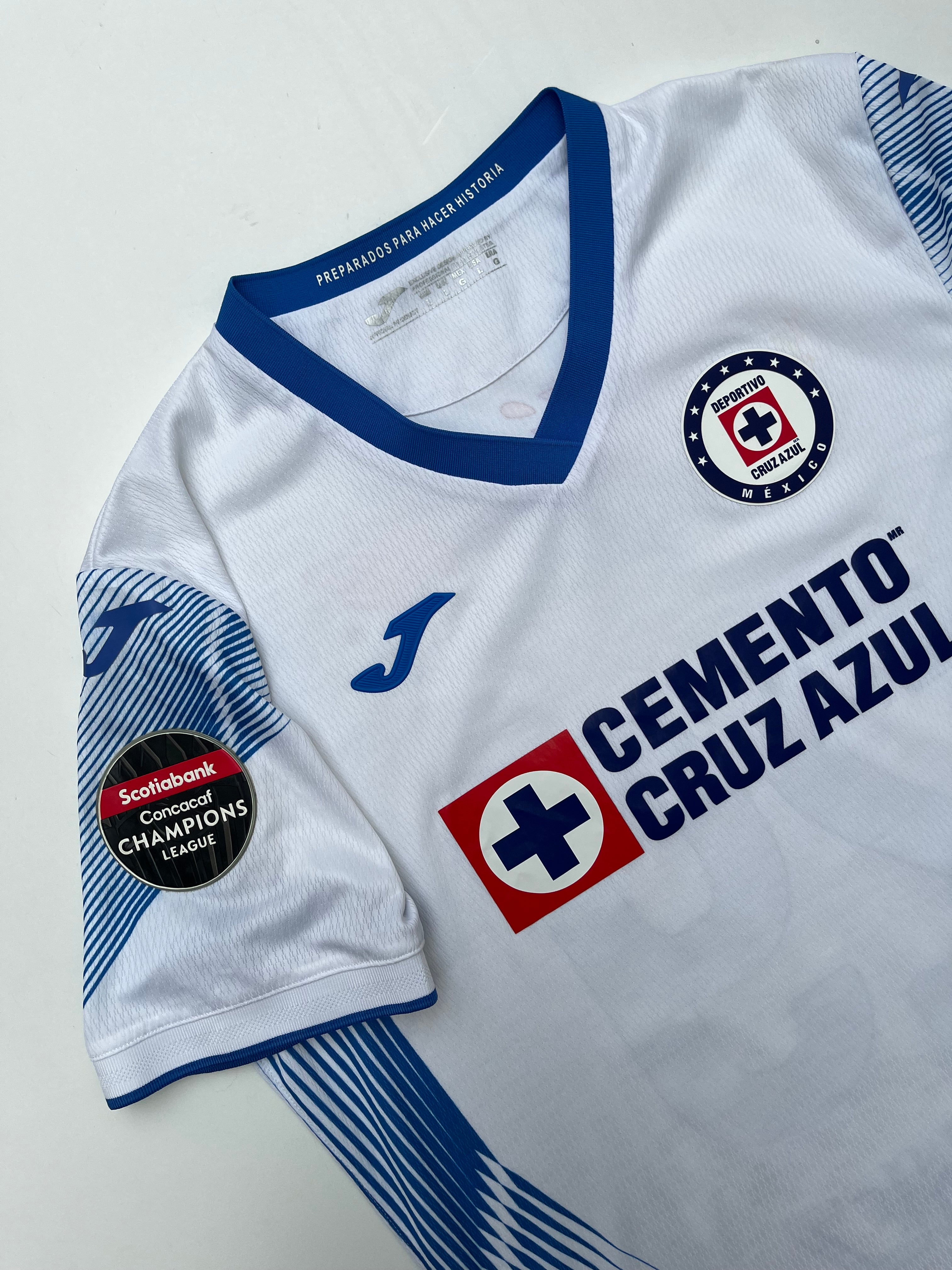Jersey Cruz Azul Visita 2021 2022 Match Worn Santiago Giménez (L)