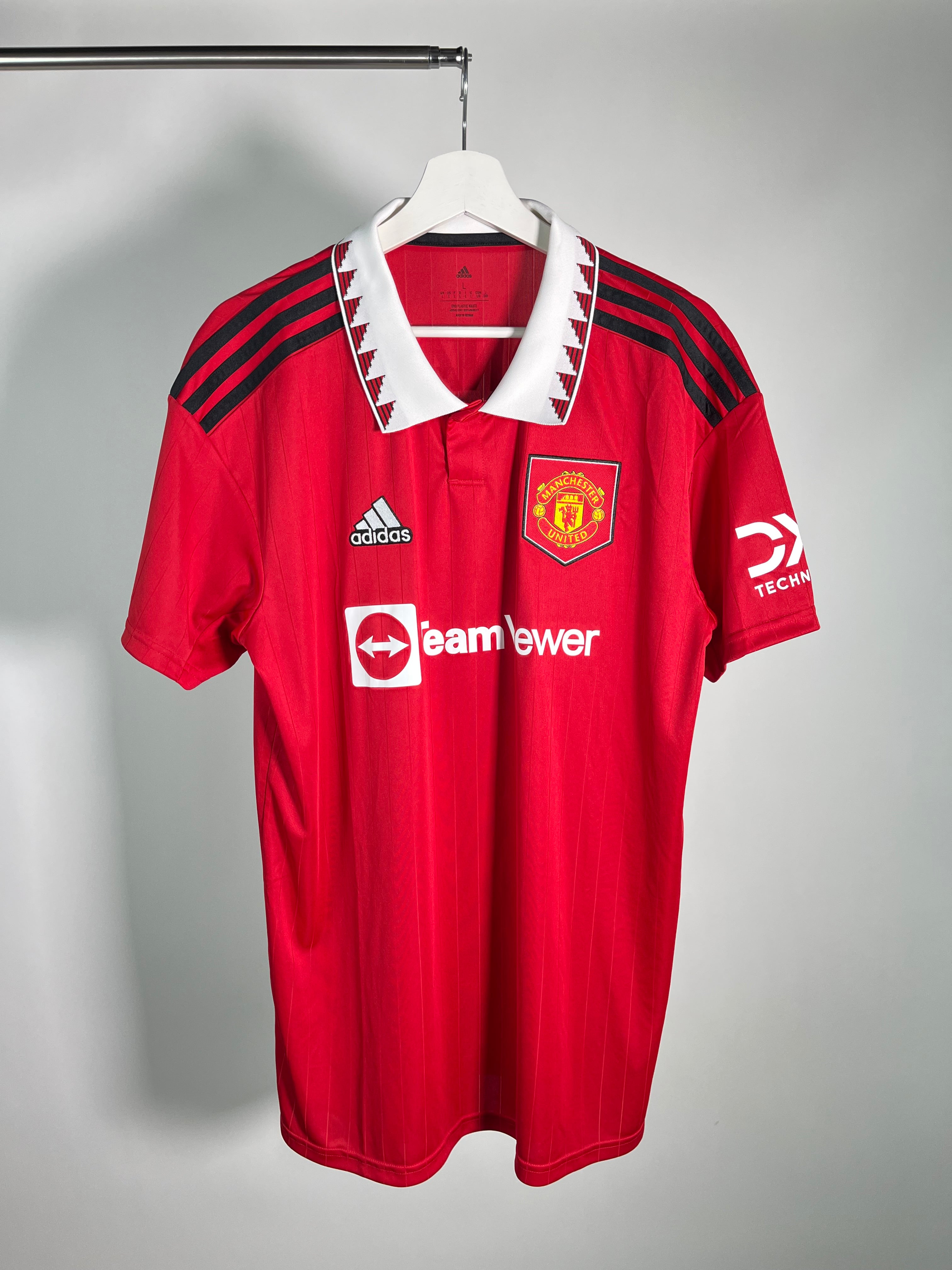 Jersey Manchester United Local 2022 2023 Autografiado Bruno Fernandes (L)