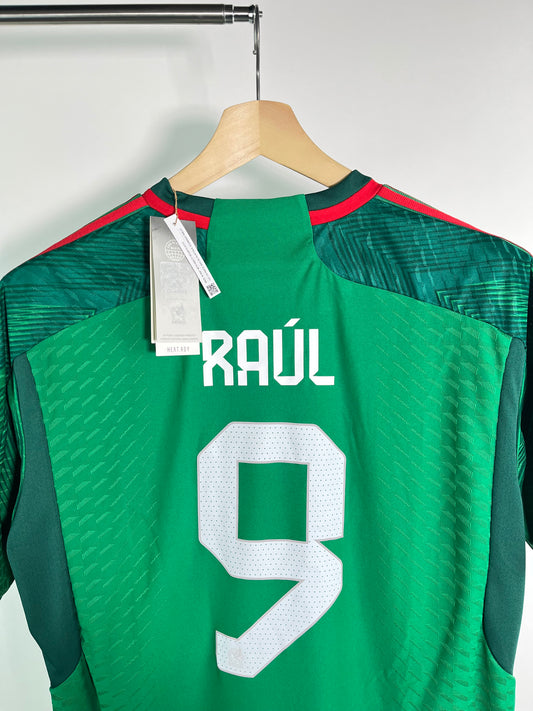 Jersey México Local 2022 2023 Versión Jugador *C/Etiquetas* Raúl Jiménez (XL)
