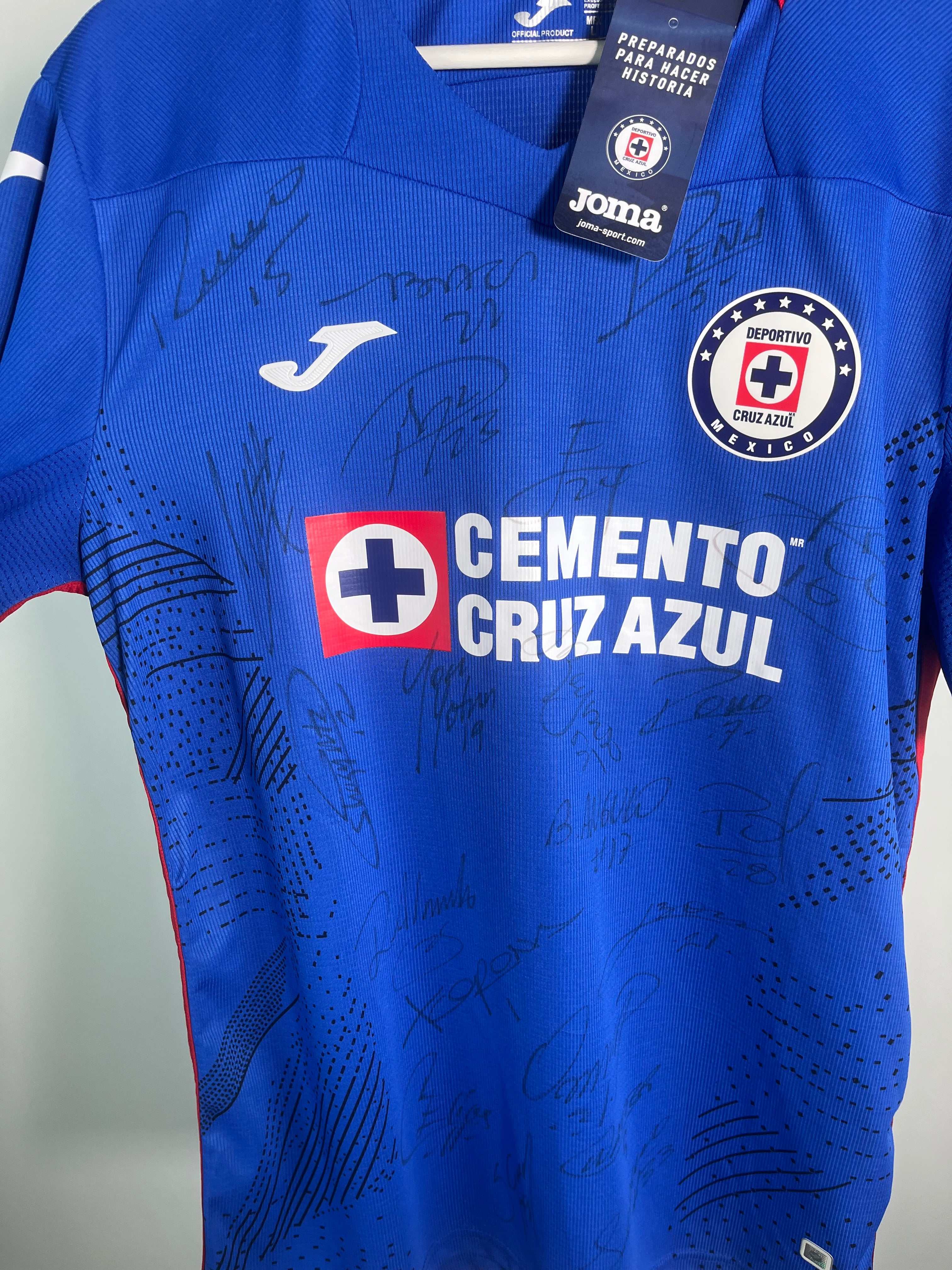Jersey Cruz Azul Local 2020 2021 Autografiado *C/Etiquetas* (L)