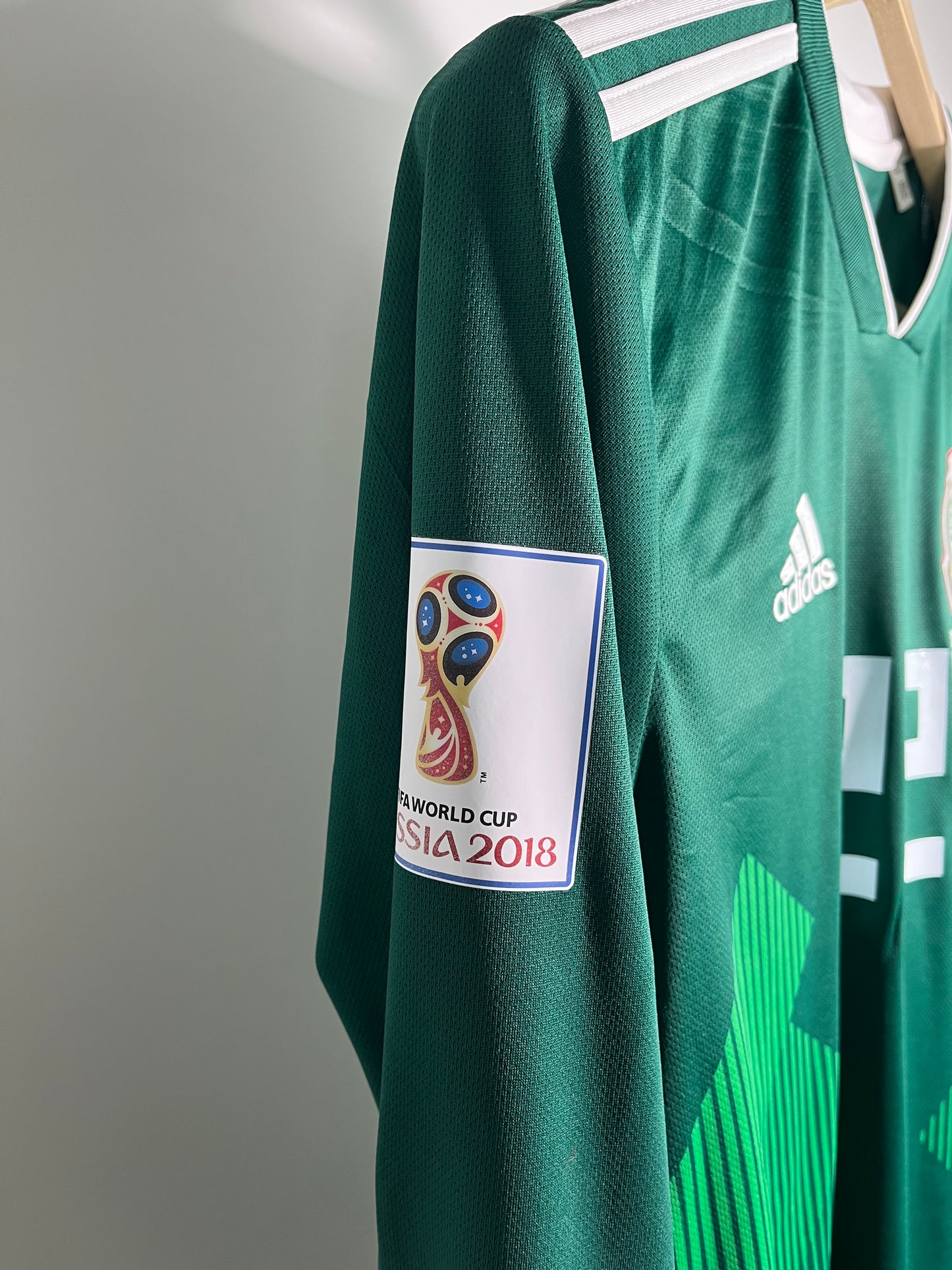 Jersey México Local 2018 2019 Manga Larga *Match Detail vs Alemania* Hirving Lozano (M)