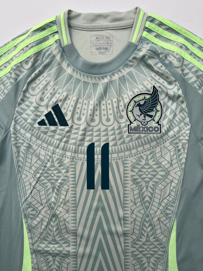 Jersey México Visita 2024 2025 Manga Larga Santiago Gimenez (M)