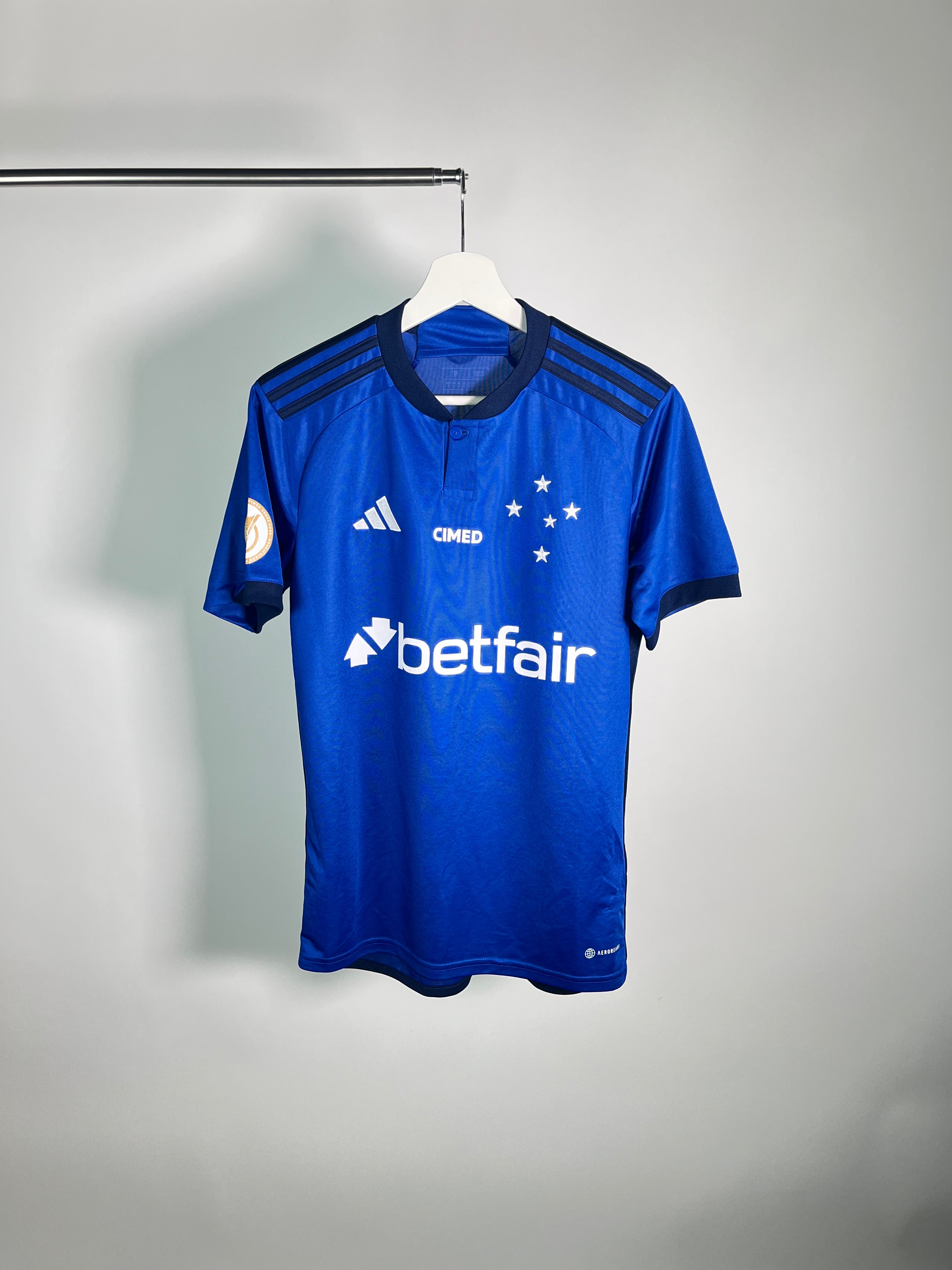 Jersey Cruzeiro Local 2023 2024 Match Worn Autografiado Paulo Victor *Incluye Certificado* (S)