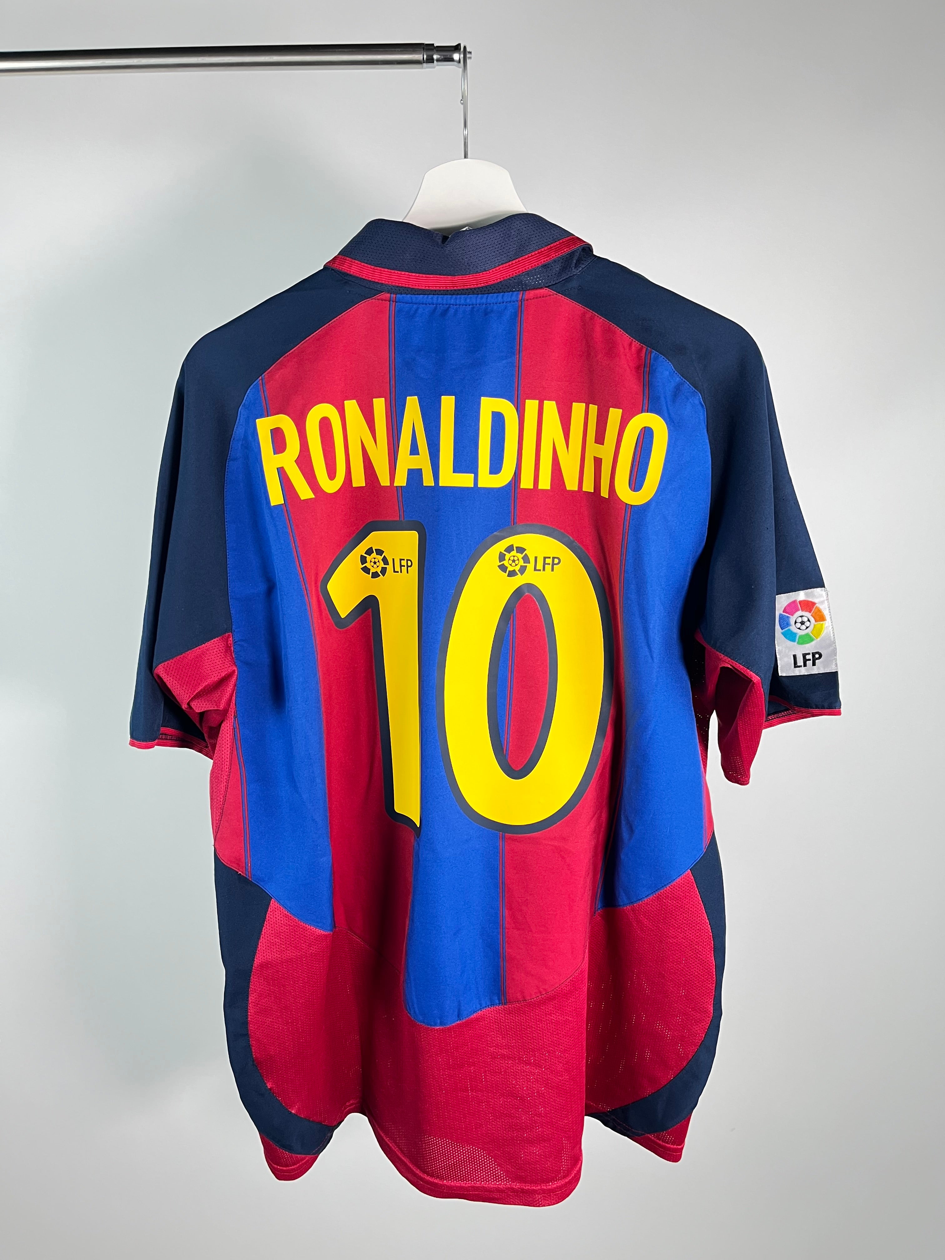 Jersey Barcelona Local 2003 2004 Ronaldinho (L)