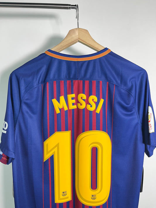 Jersey Barcelona Local 2017 2018 *C/Etiquetas* Copa del Rey Lionel Messi (L)